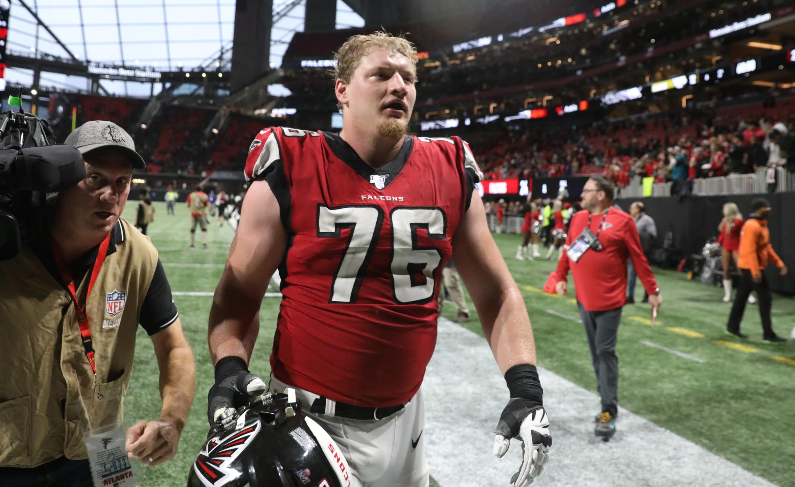 baltimore ravens trade for kaleb mcgary