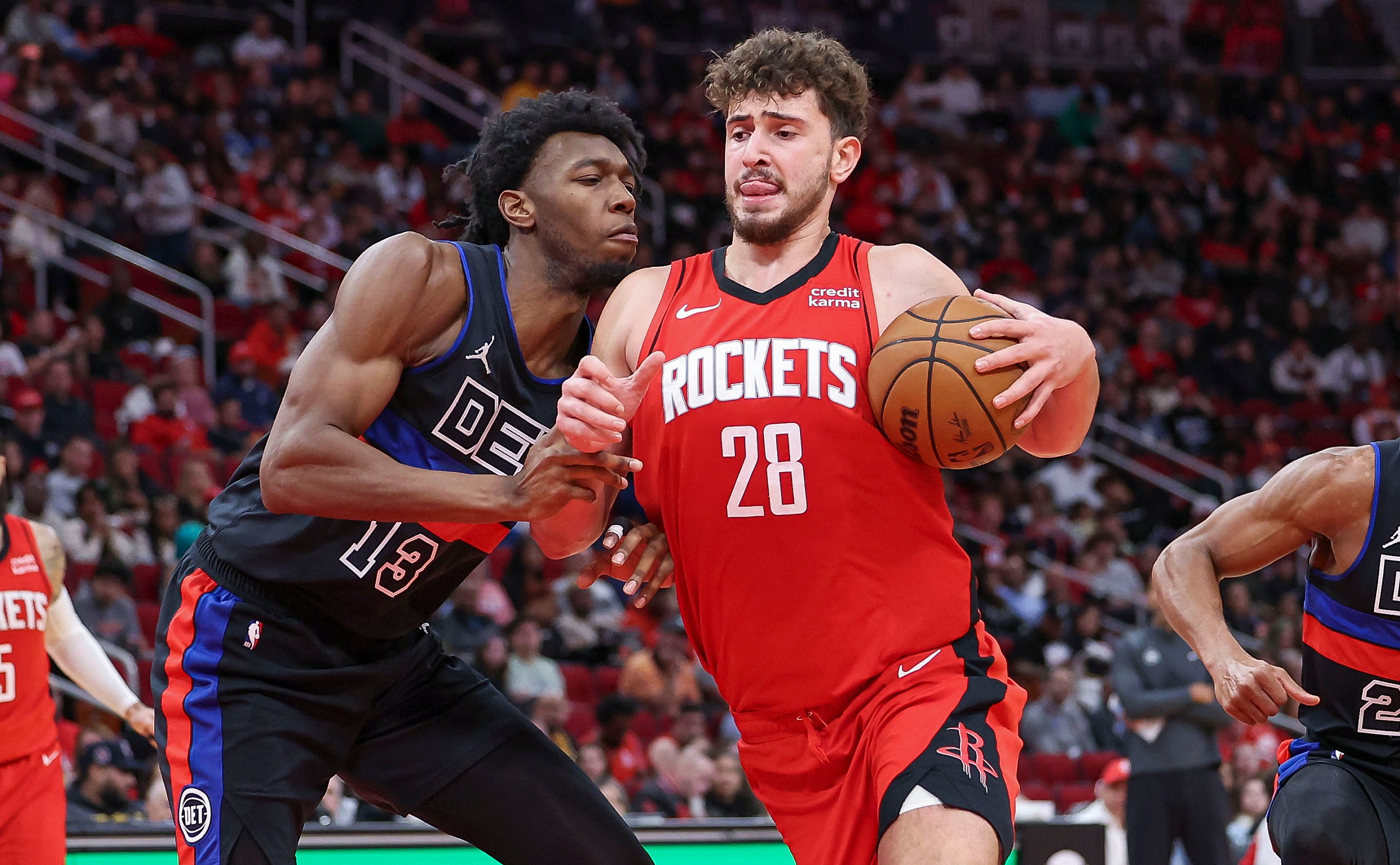 NBA: Detroit Pistons at Houston Rockets