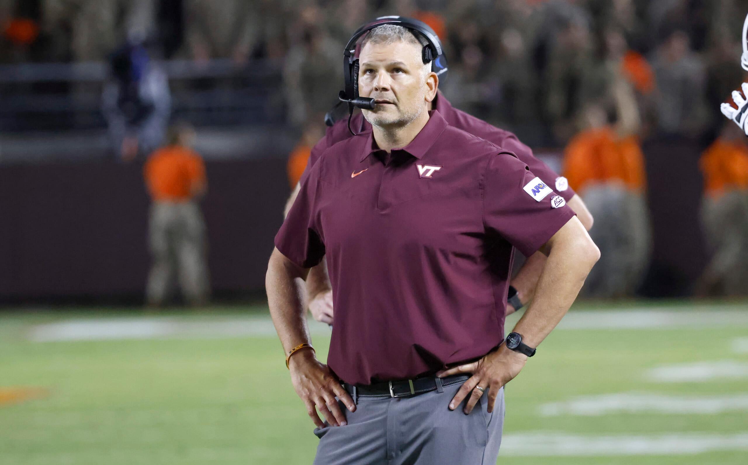 virginia tech head coach justin fuente