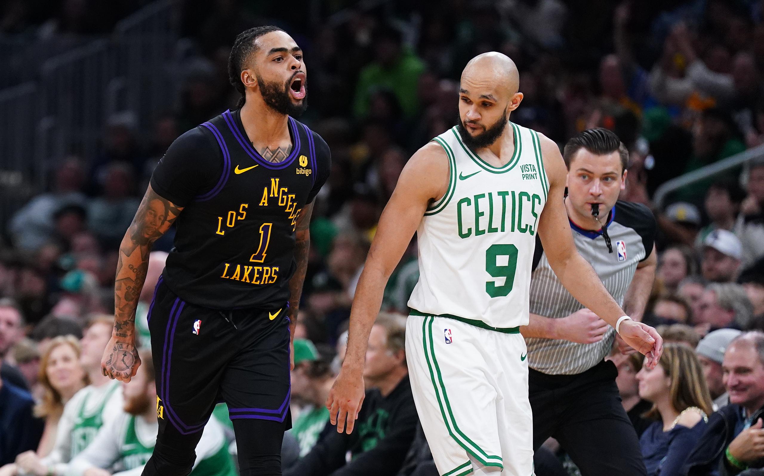 los angeles lakers rumors, d'angelo russell injury