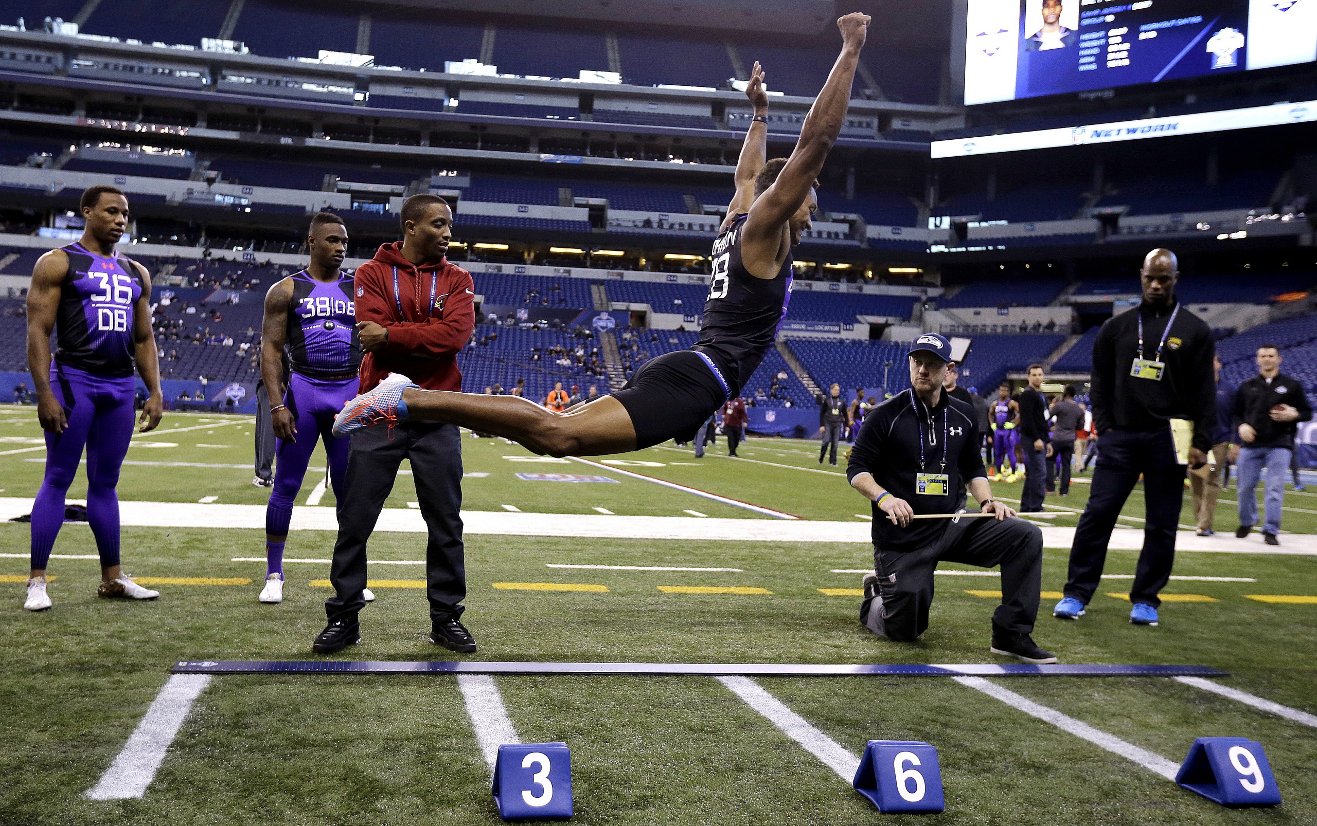 NFL Combine broad jump