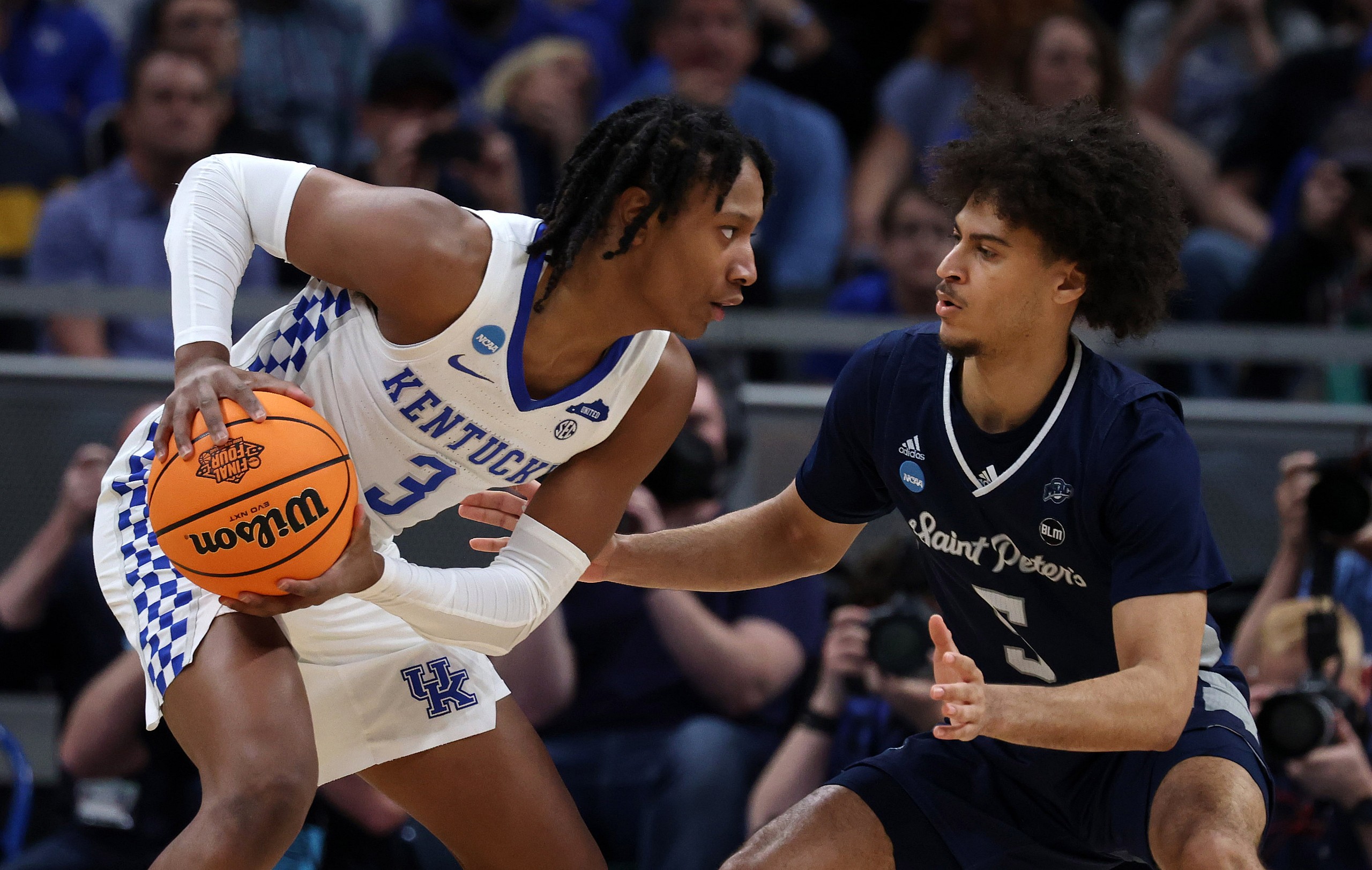 NCAA Basketball: NCAA Tournament First Round-Saint Peters vs Kentucky