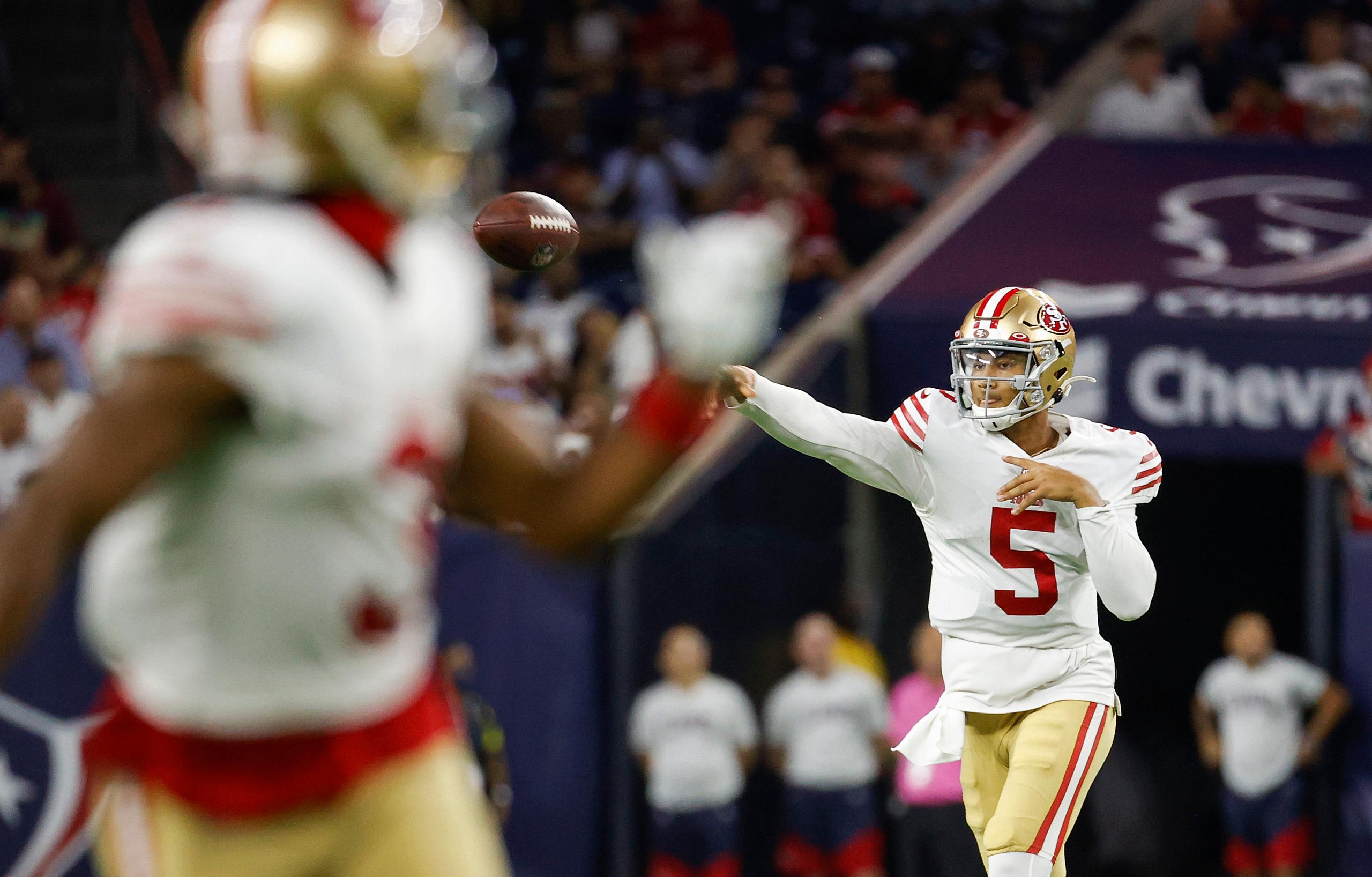nfl week 1: trey lance against justin fields