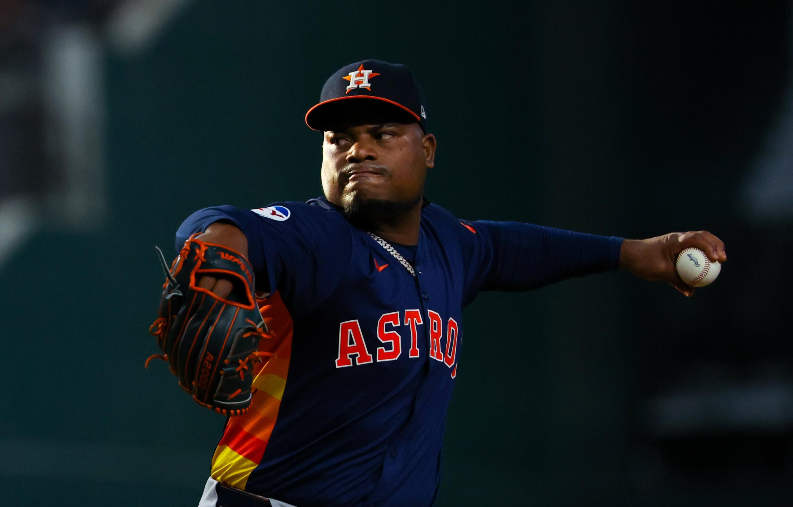 Houston Astros pitcher Framber Valdez