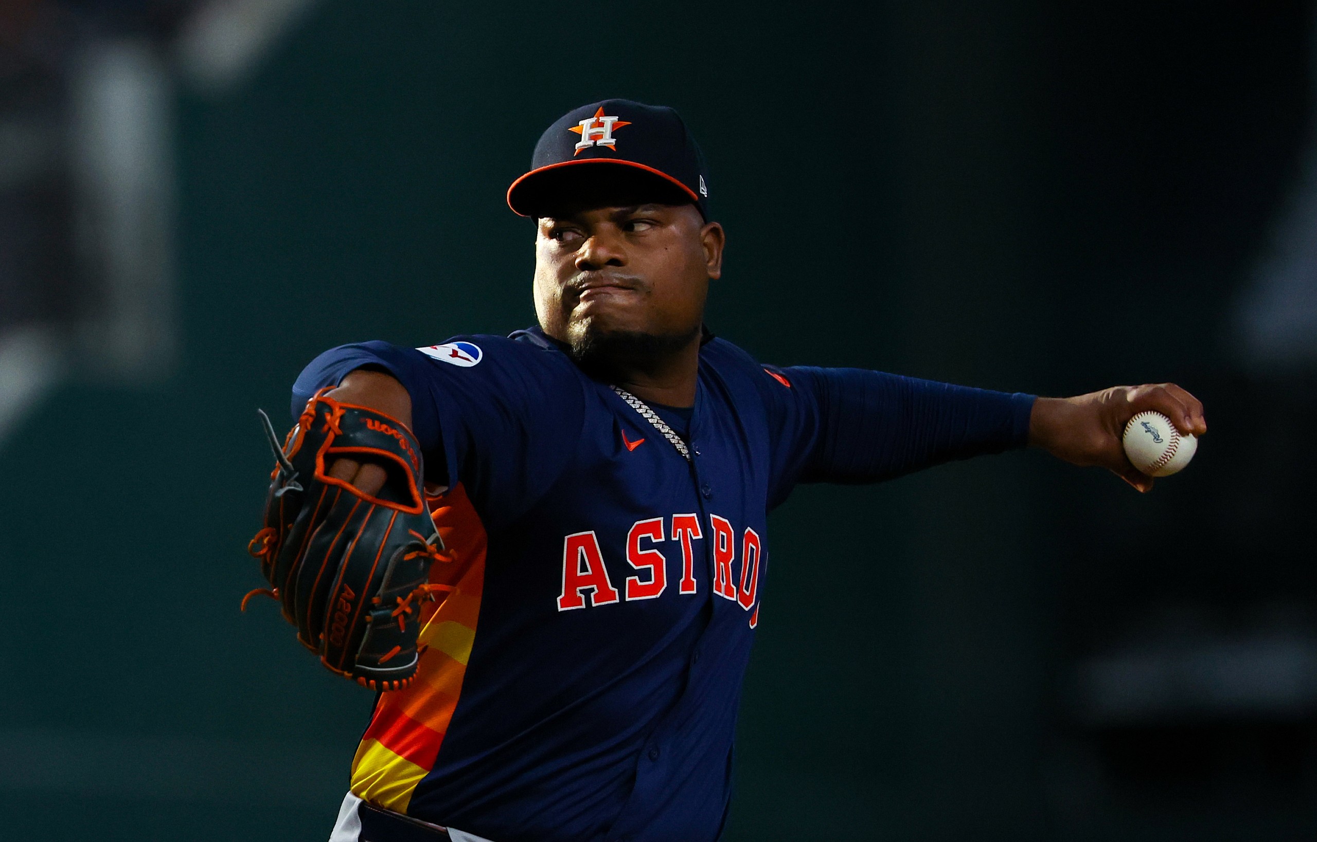 Houston Astros pitcher Framber Valdez