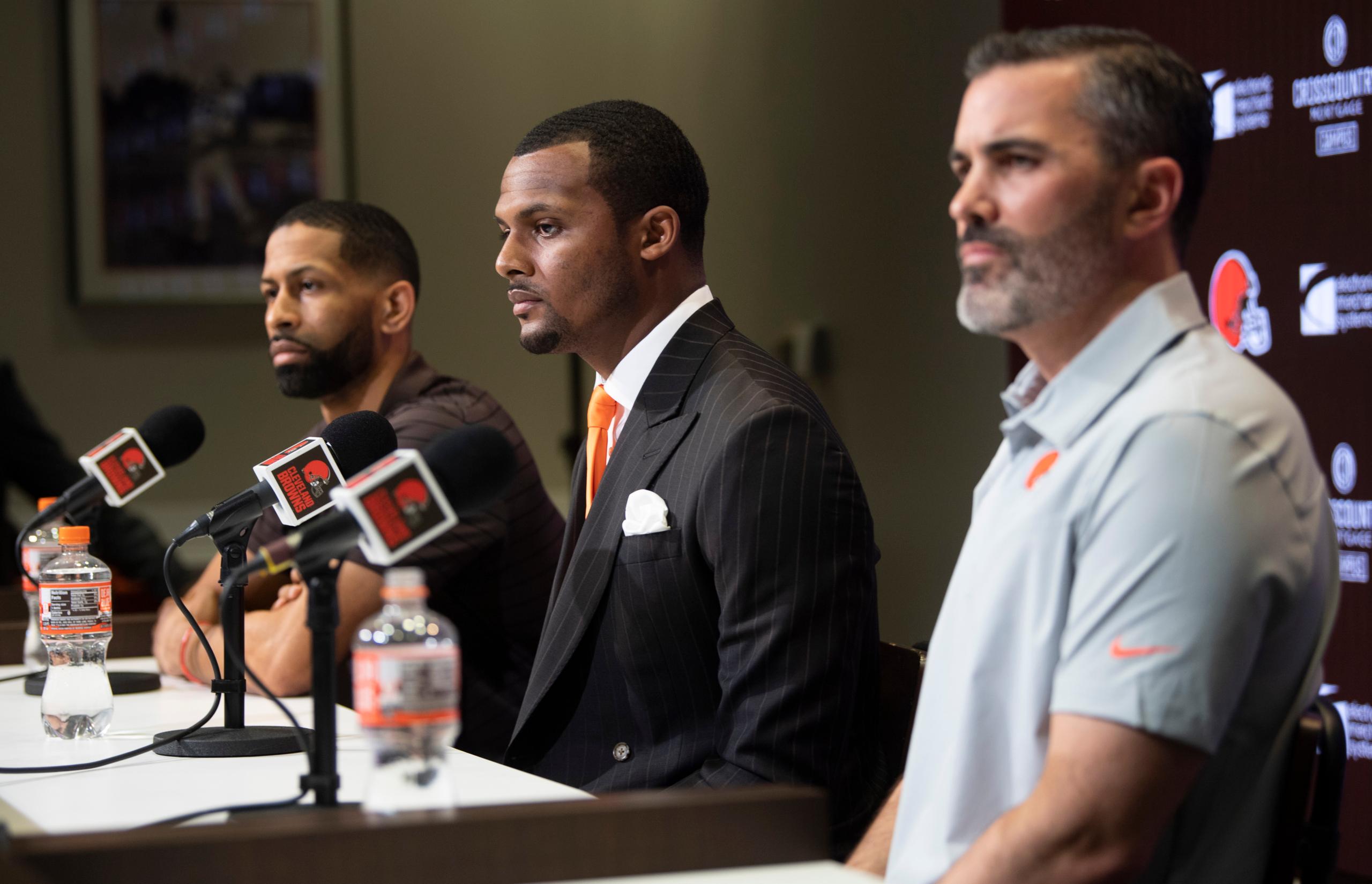 NFL: Cleveland Browns-Deshaun Watson Press Conference