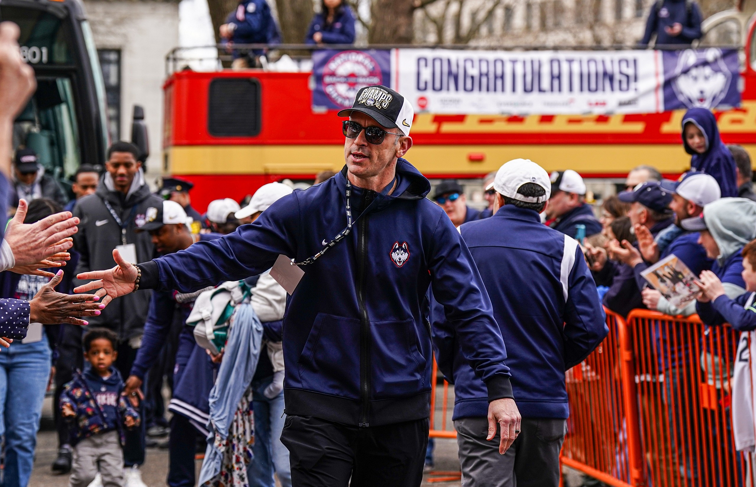 NCAA Basketball: Connecticut Victory Parade and Rally