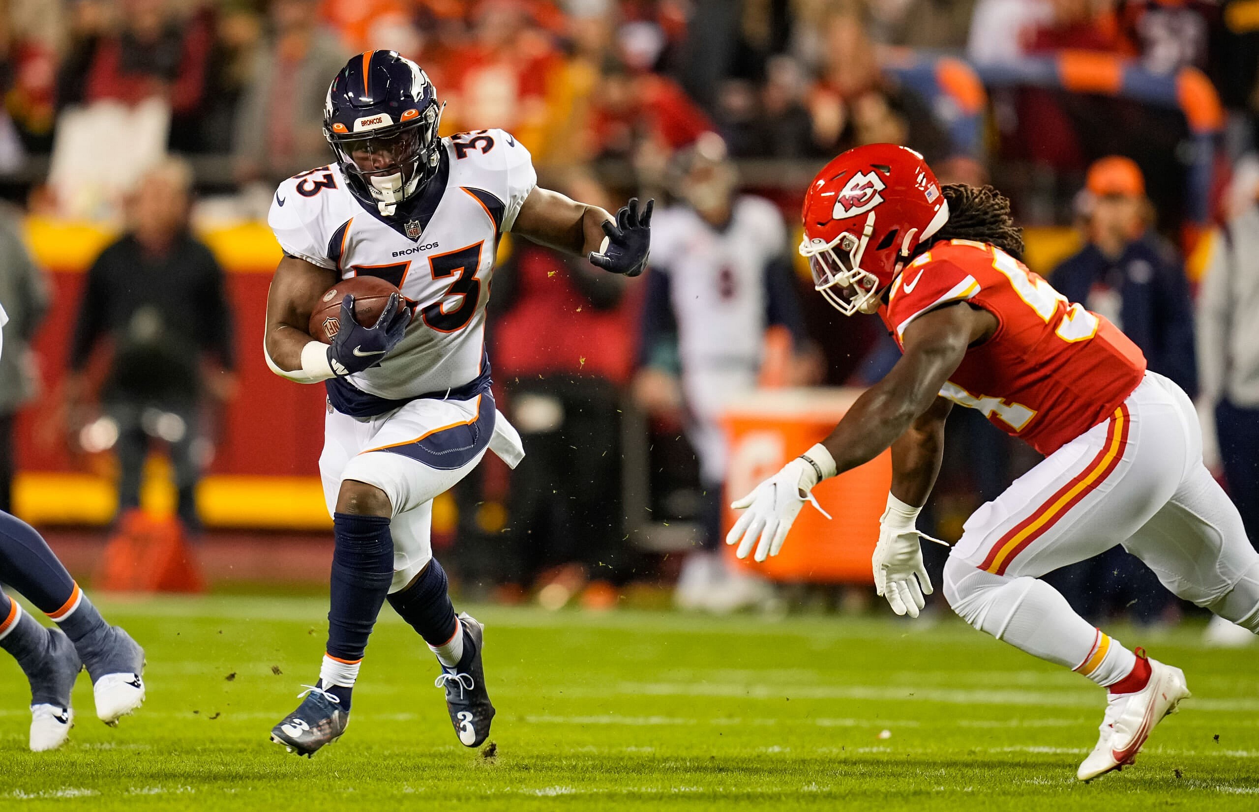denver broncos running back javonte williams