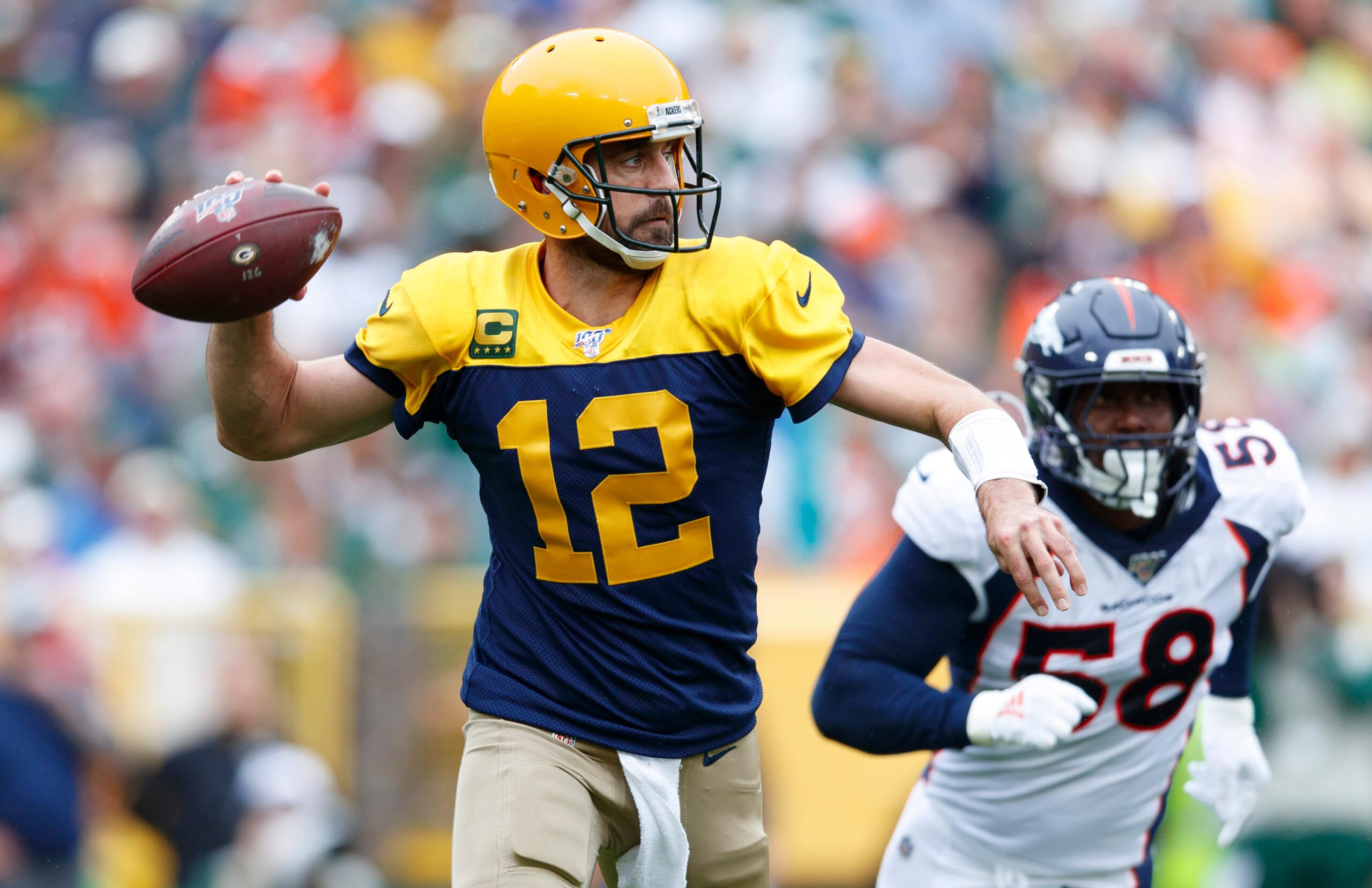 denver broncos trade for aaron rodgers