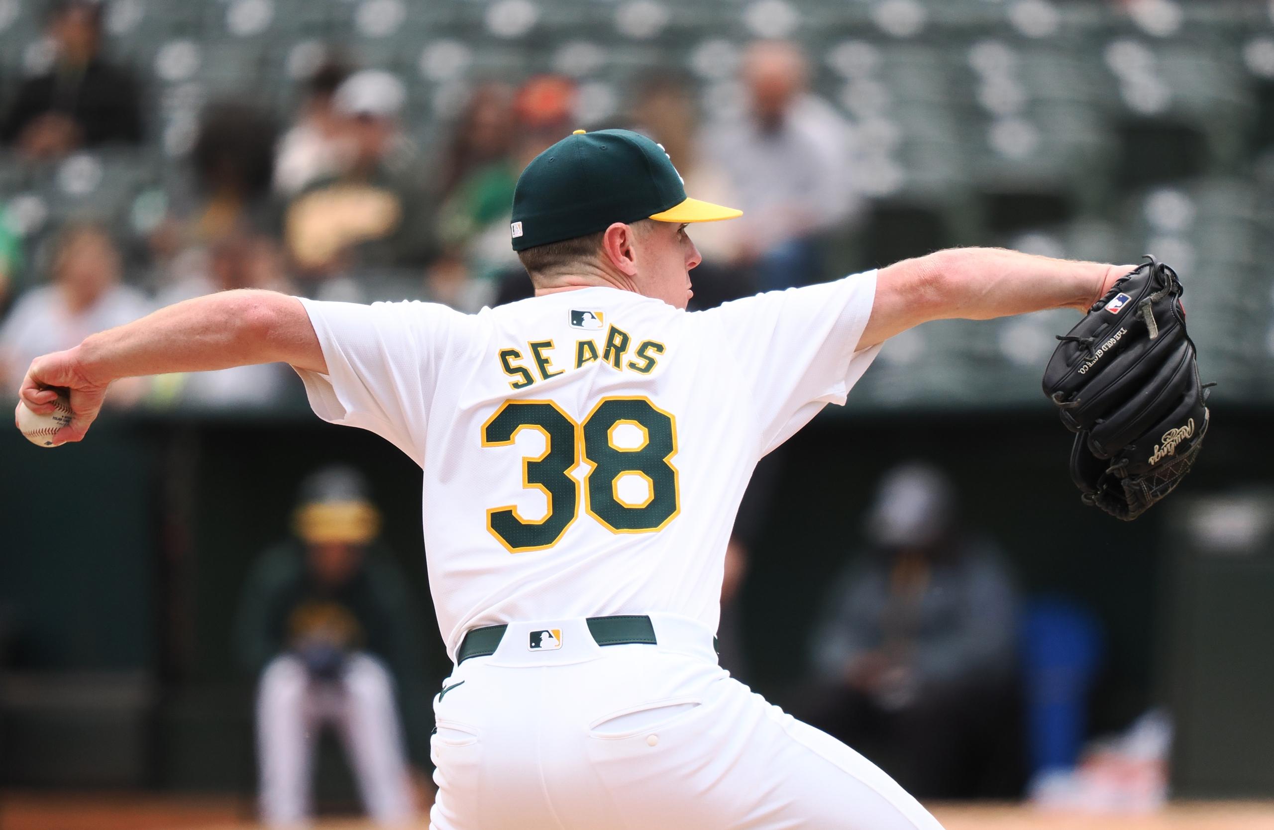 Oakland Athletics pitcher JP Sears