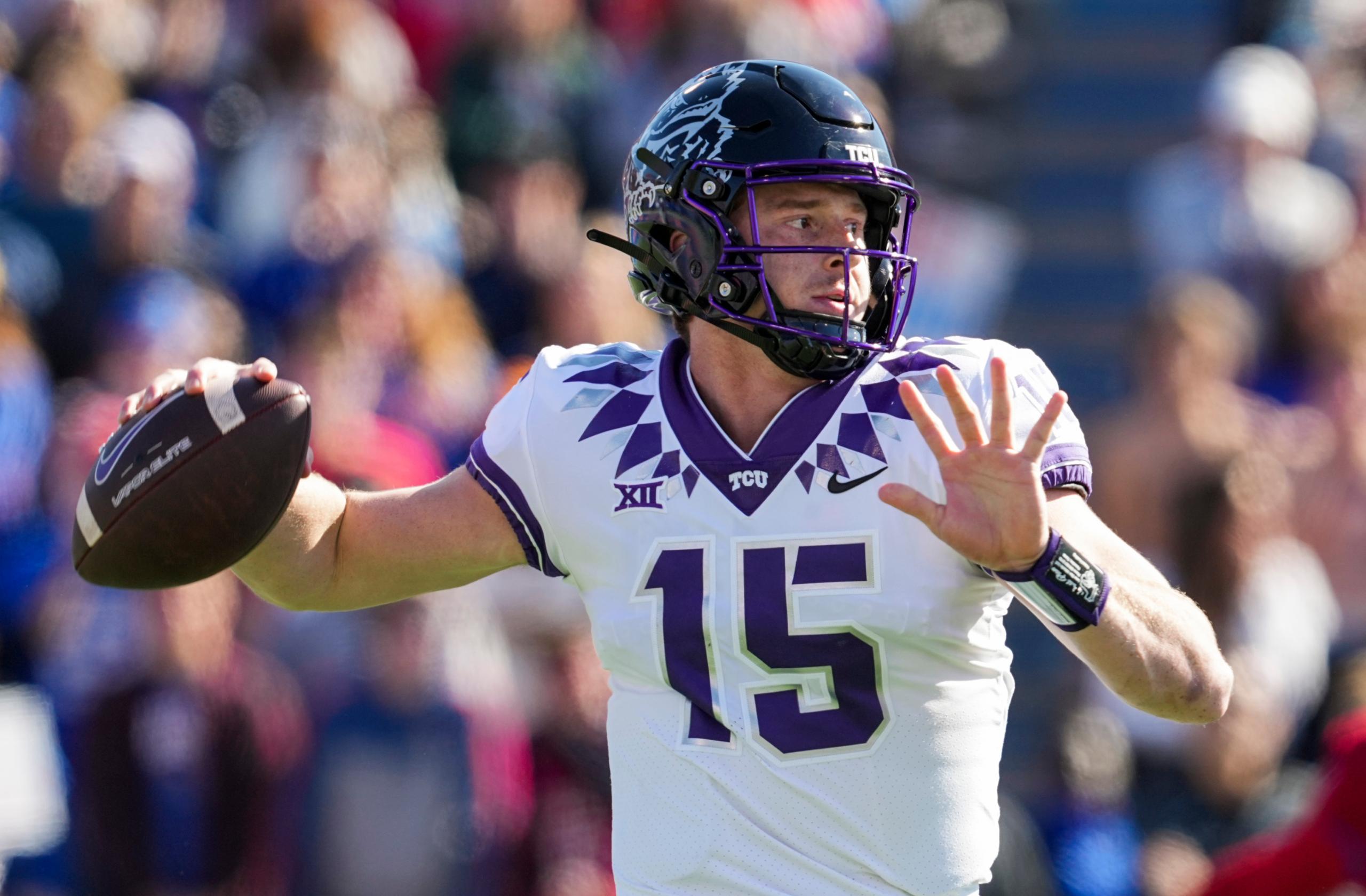 NCAA Football: Texas Christian at Kansas