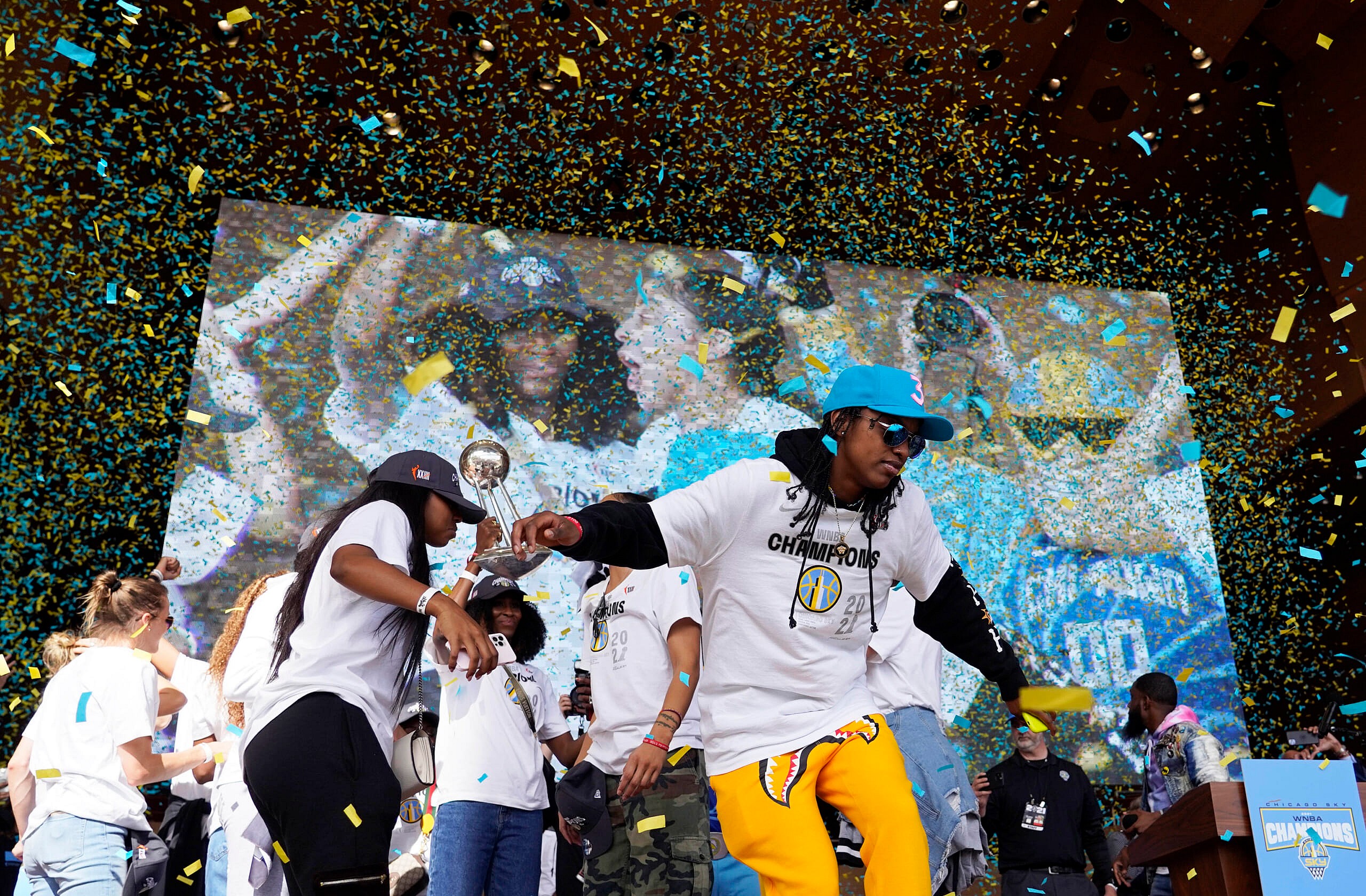 WNBA: Chicago Sky-Championship Rally