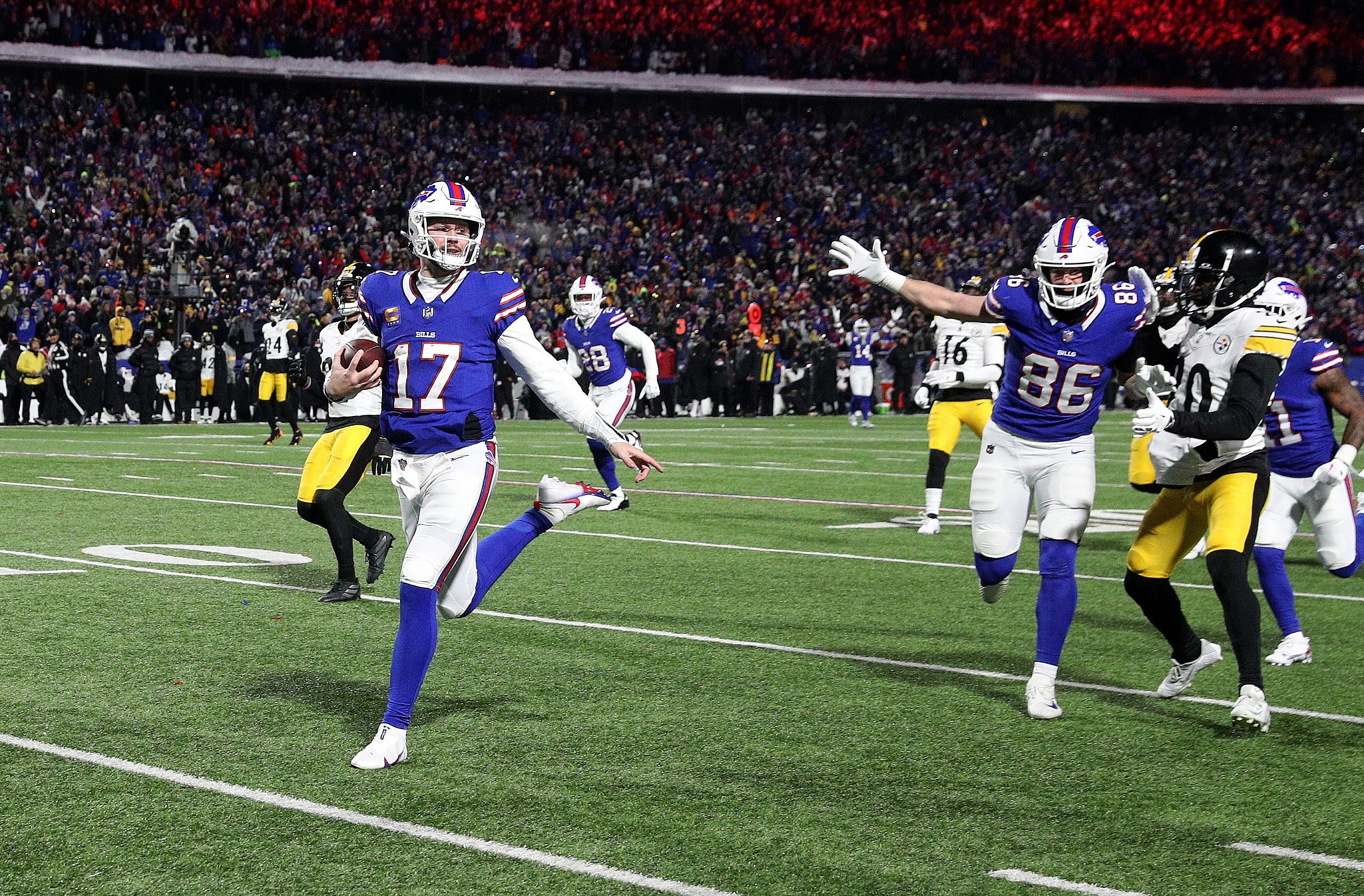 nfl playoffs winners and losers: josh allen, buffalo bills