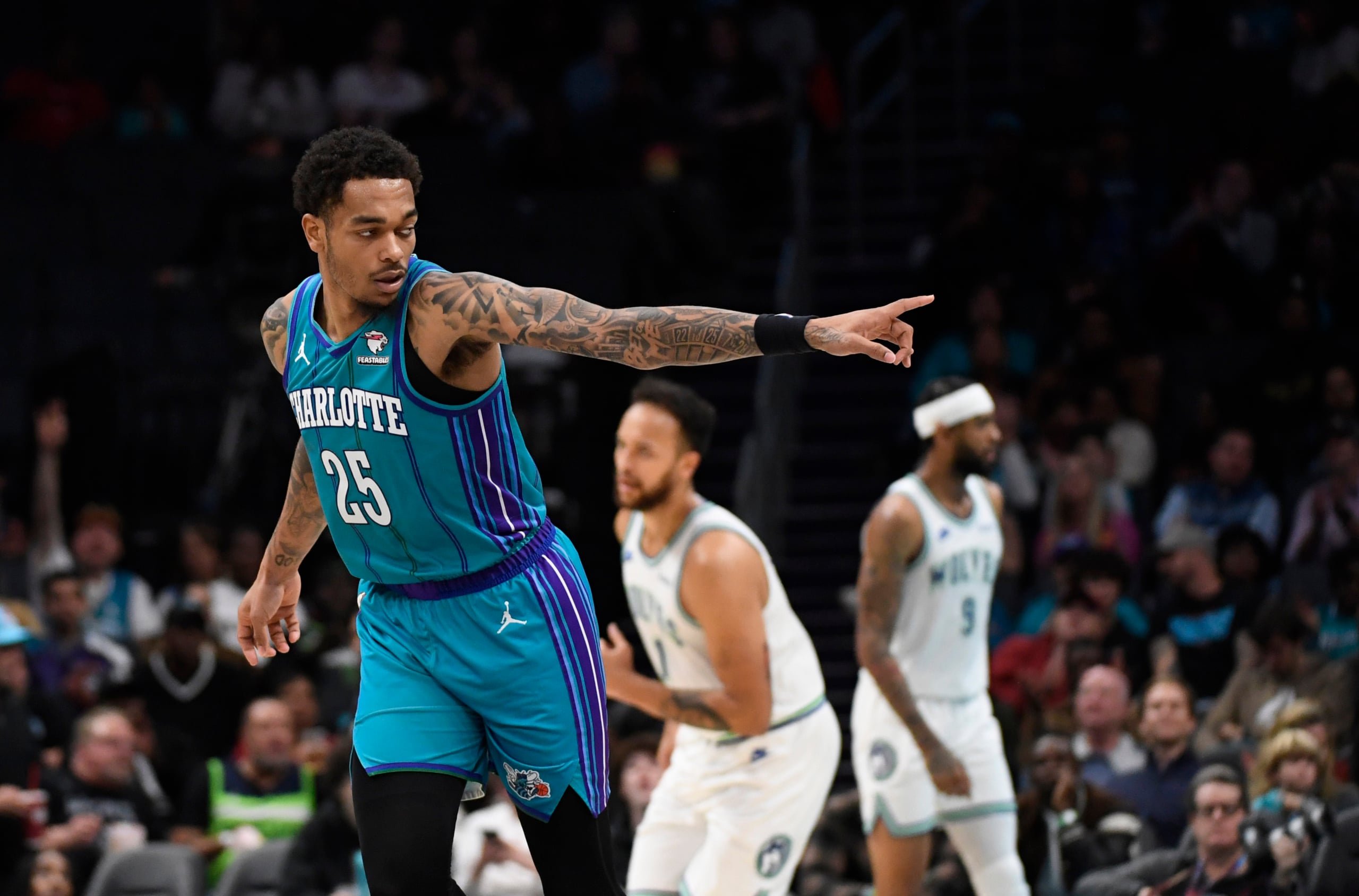 NBA: Minnesota Timberwolves at Charlotte Hornets
