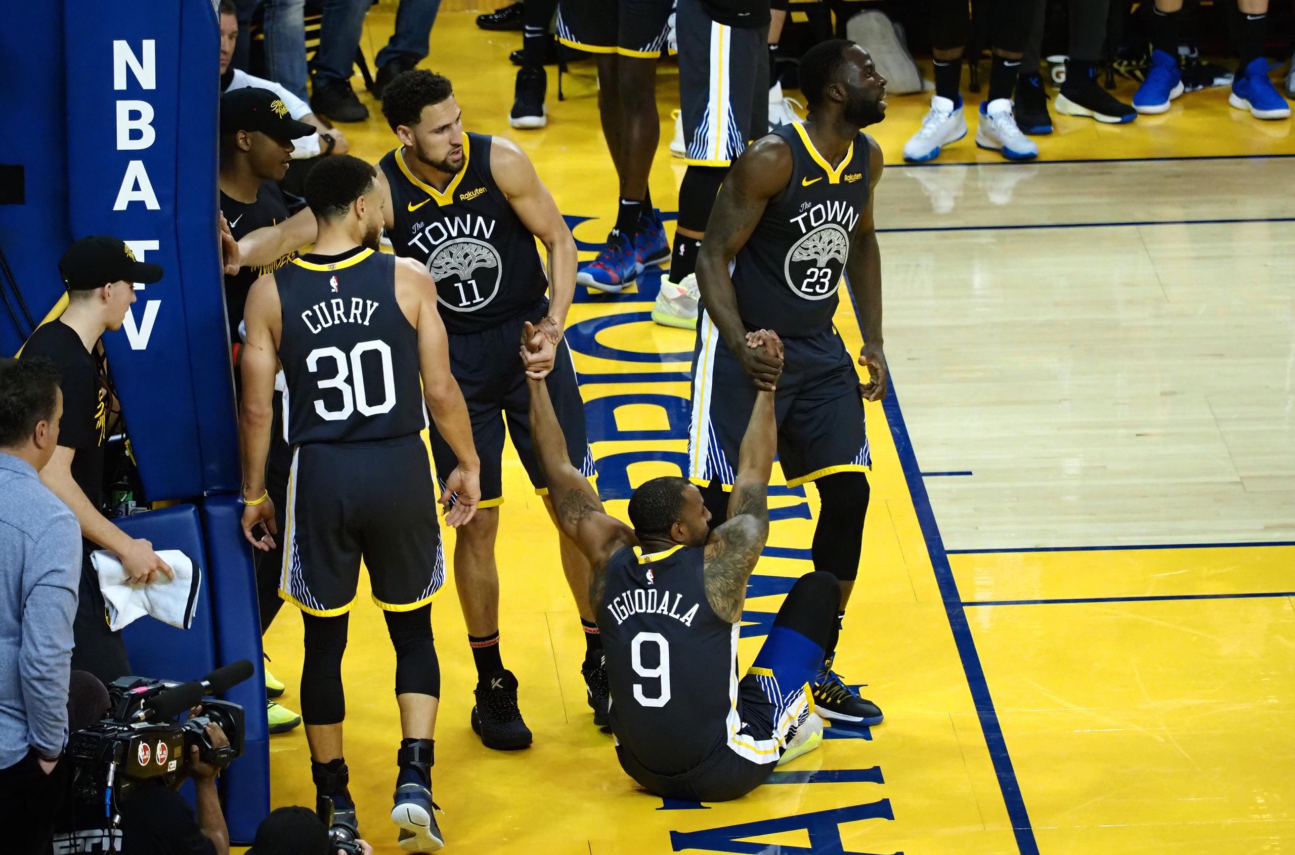 NBA: Playoffs-Portland Trail Blazers at Golden State Warriors