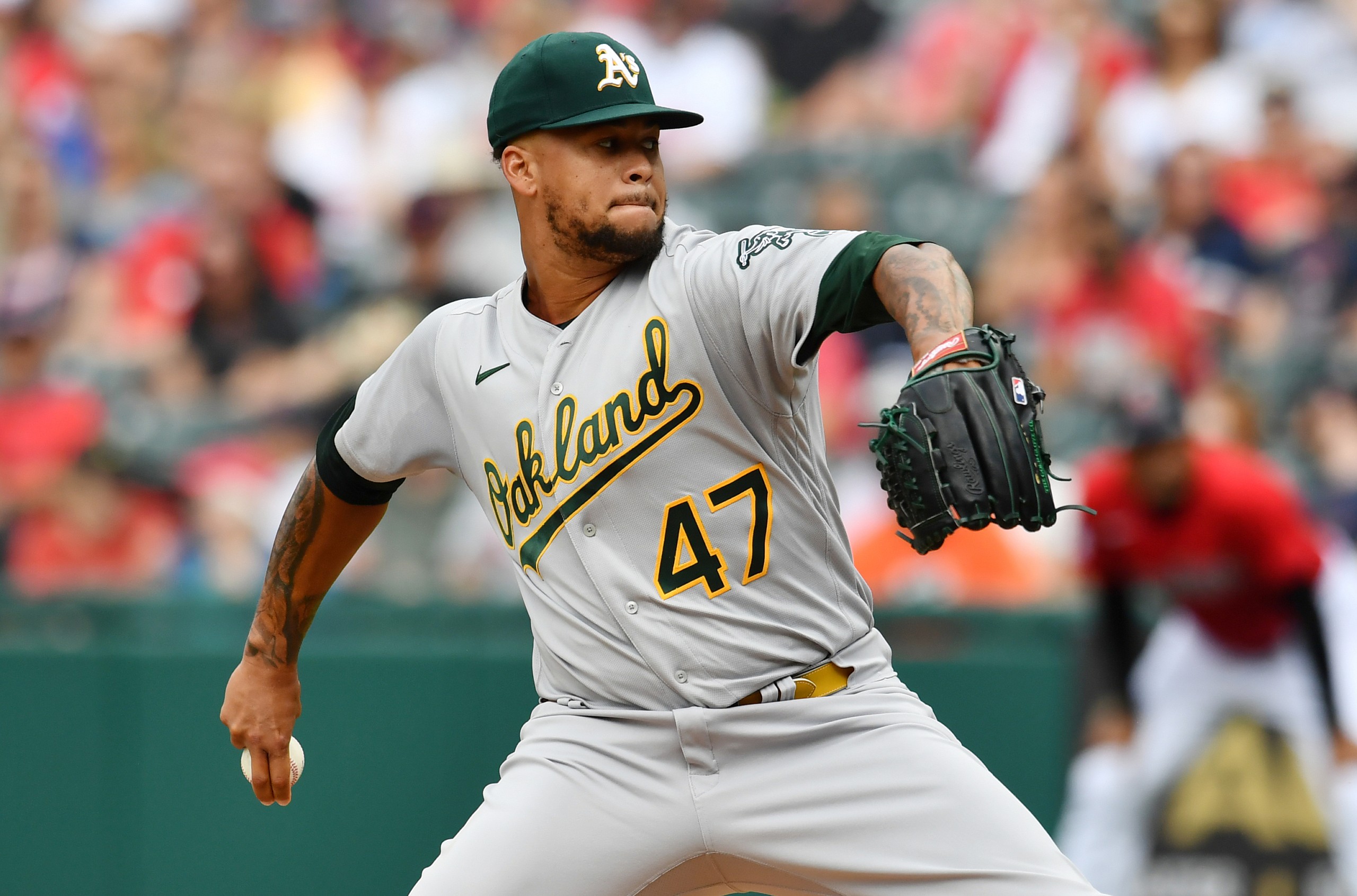 MLB: Oakland Athletics at Cleveland Guardians