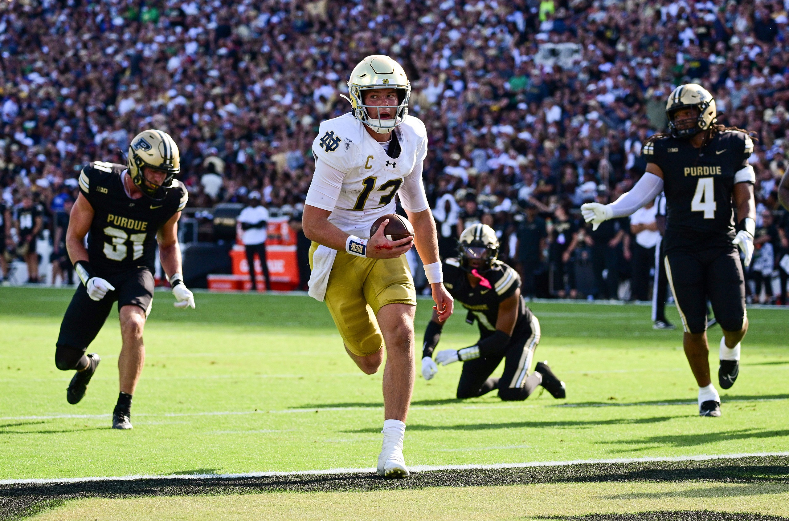 NCAA Football: Notre Dame at Purdue