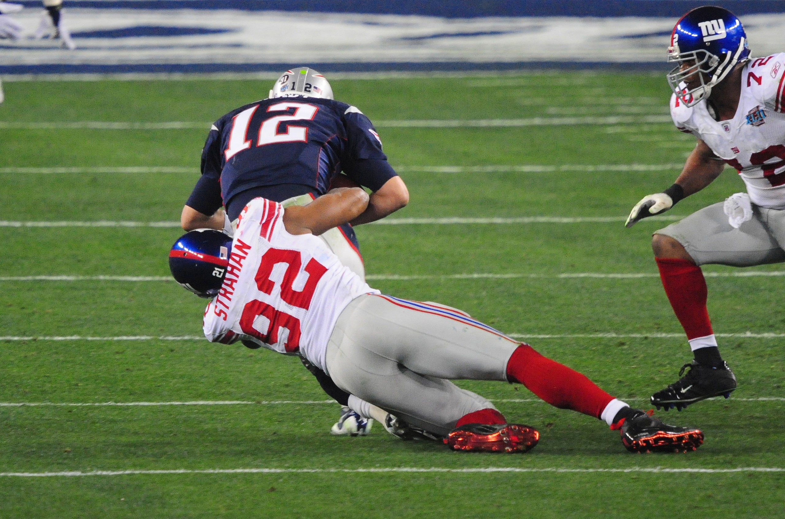 NFL: Super Bowl XLII-New England Patriots vs New York Giants
