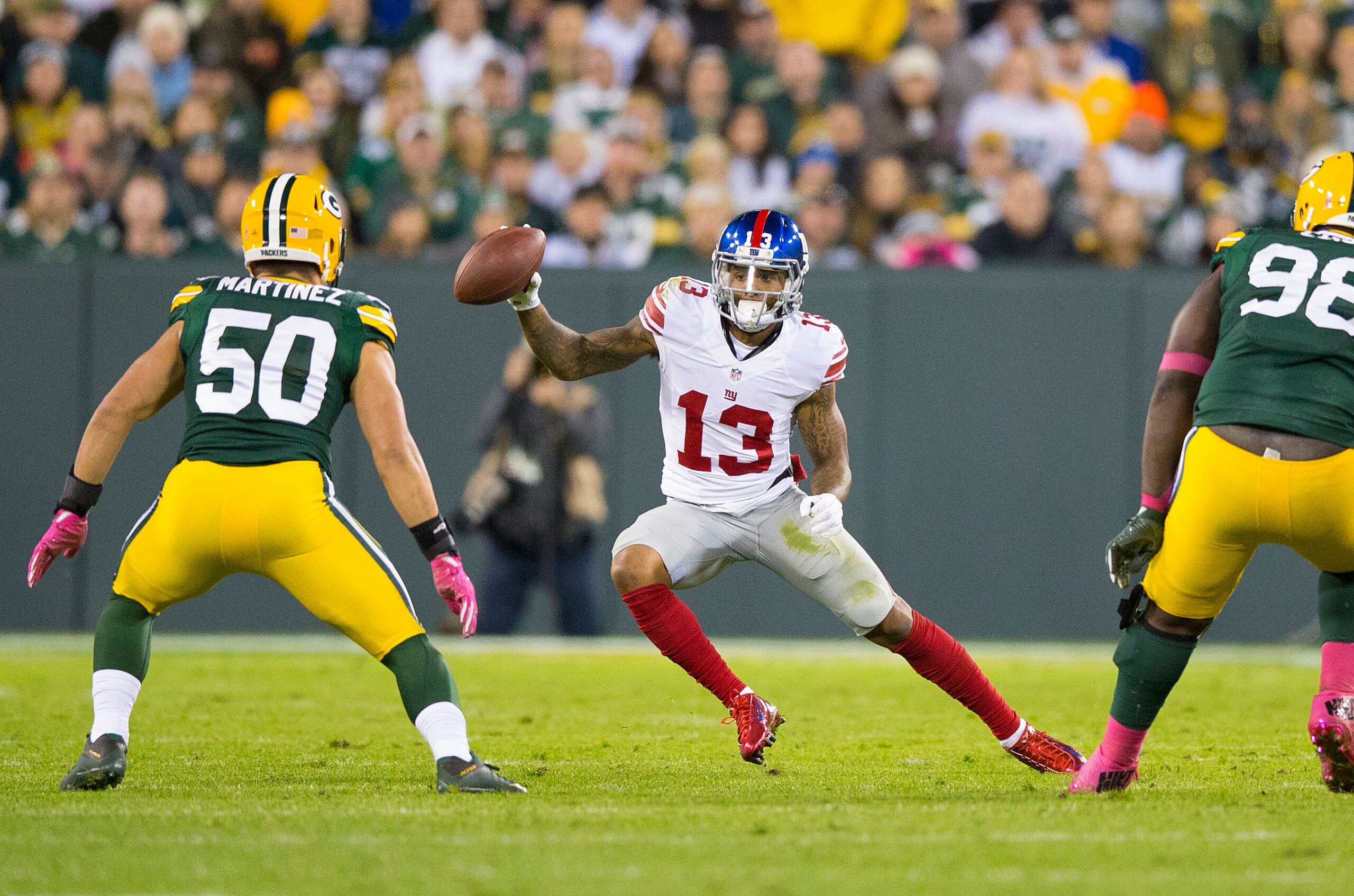 NFL: New York Giants at Green Bay Packers