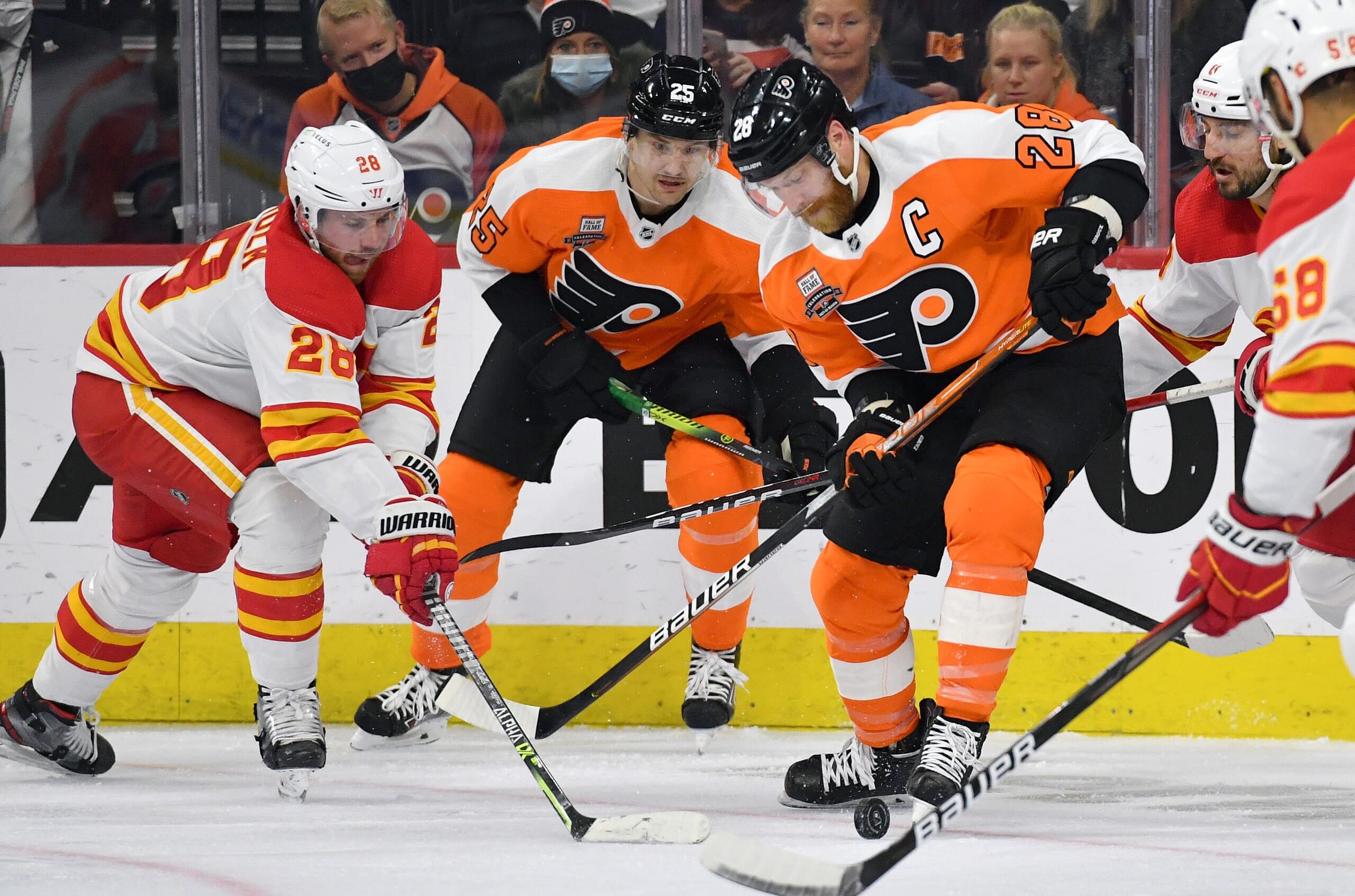 NHL: Calgary Flames at Philadelphia Flyers