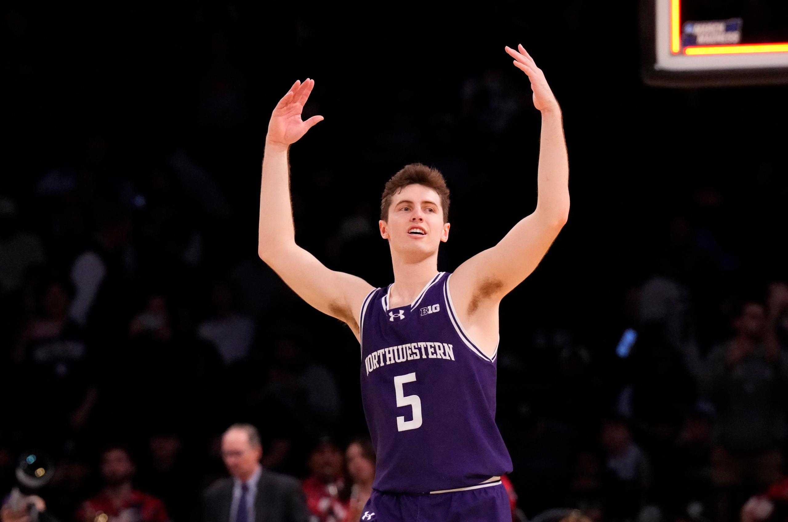 Northwestern guard Ryan Langborg