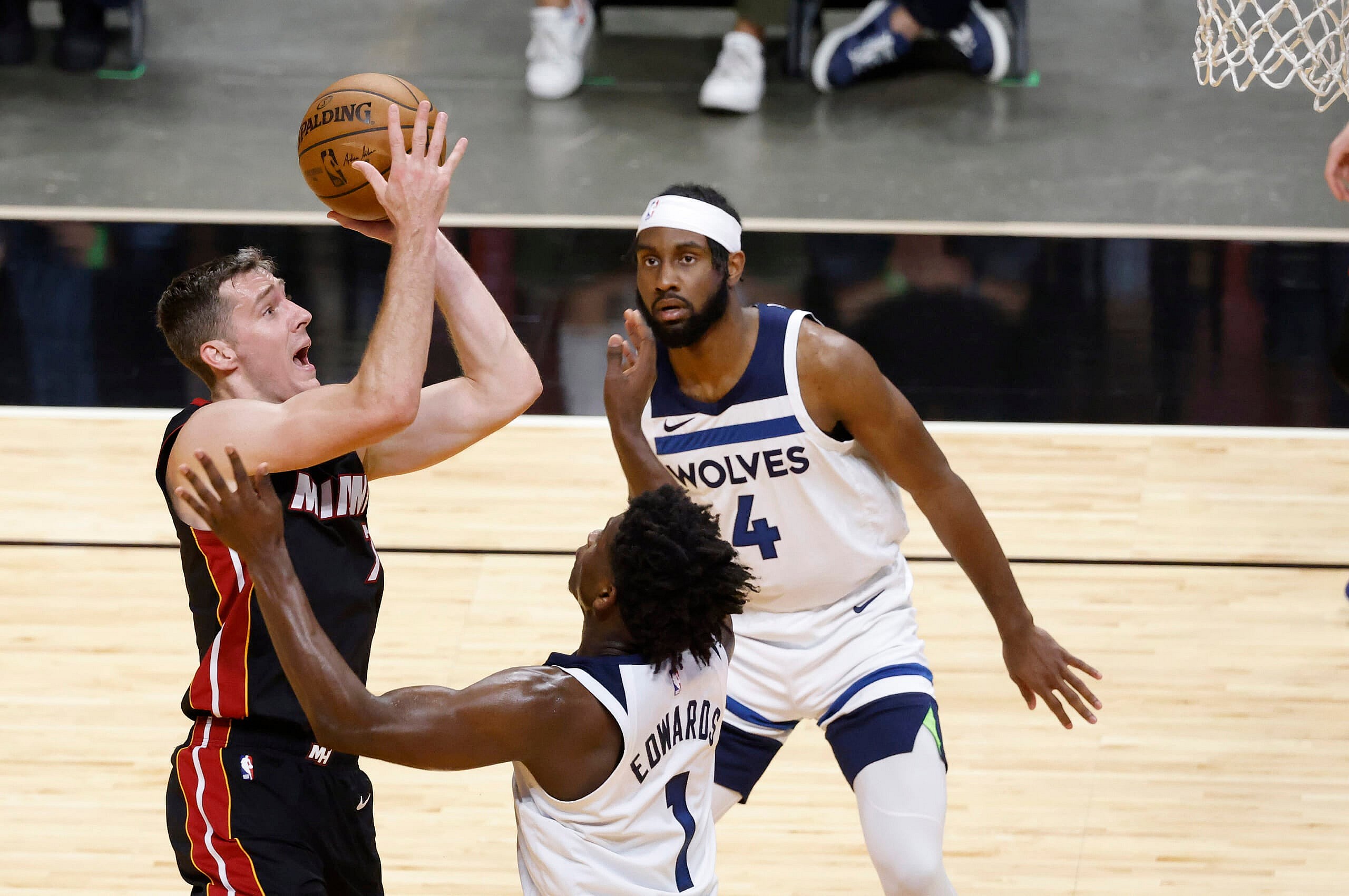 NBA: Minnesota Timberwolves at Miami Heat
