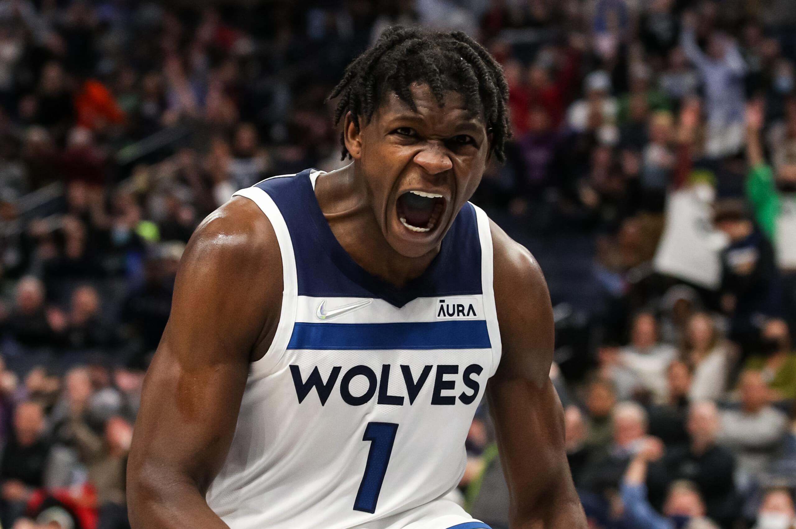 minnesota timberwolves star anthony edwards