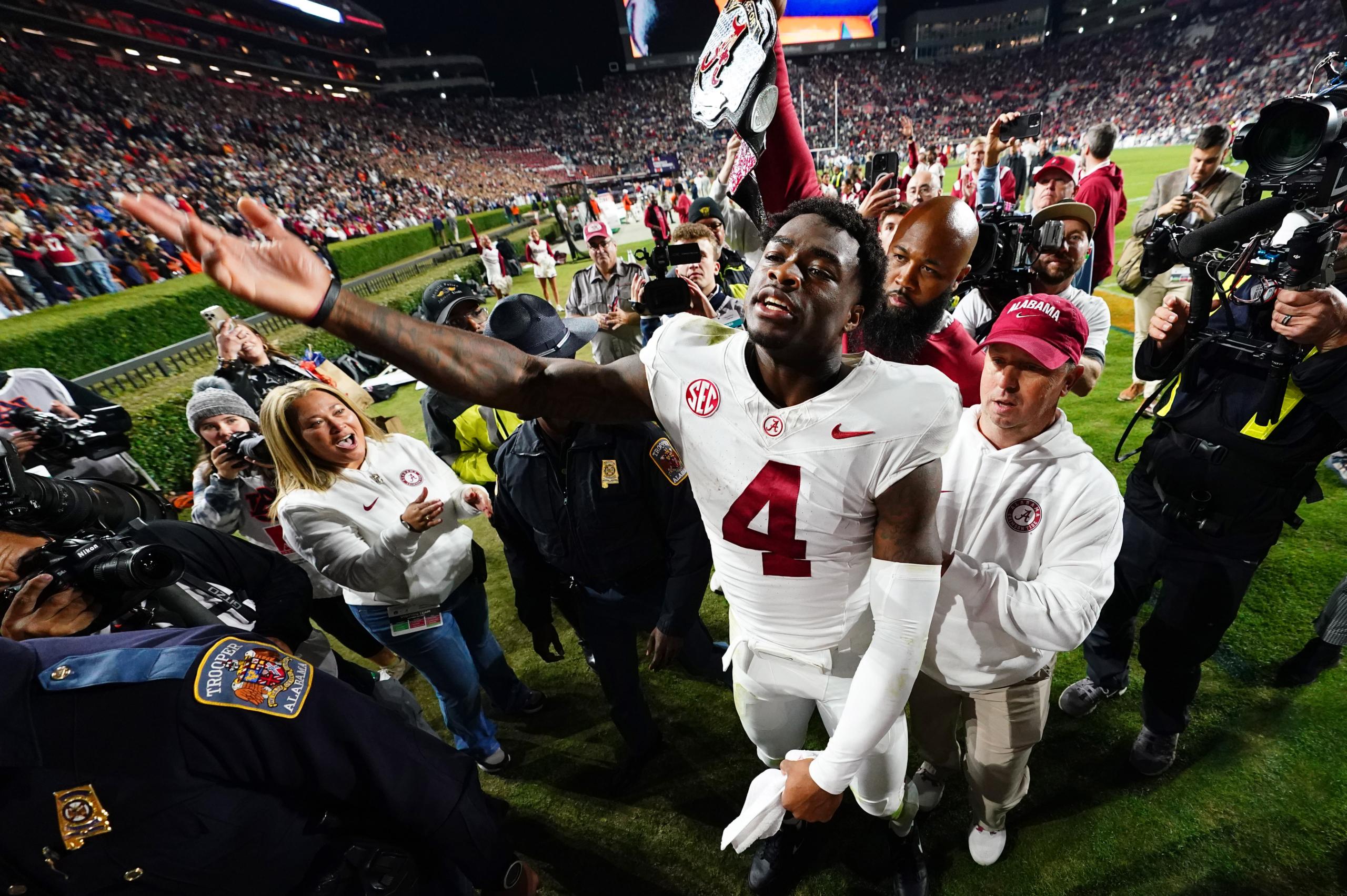 NCAA Football: Alabama at Auburn