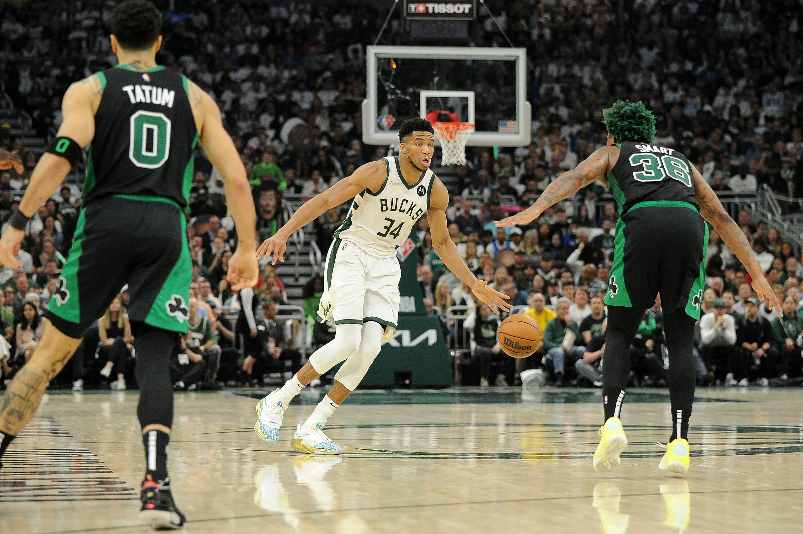 NBA: Playoffs-Boston Celtics at Milwaukee Bucks