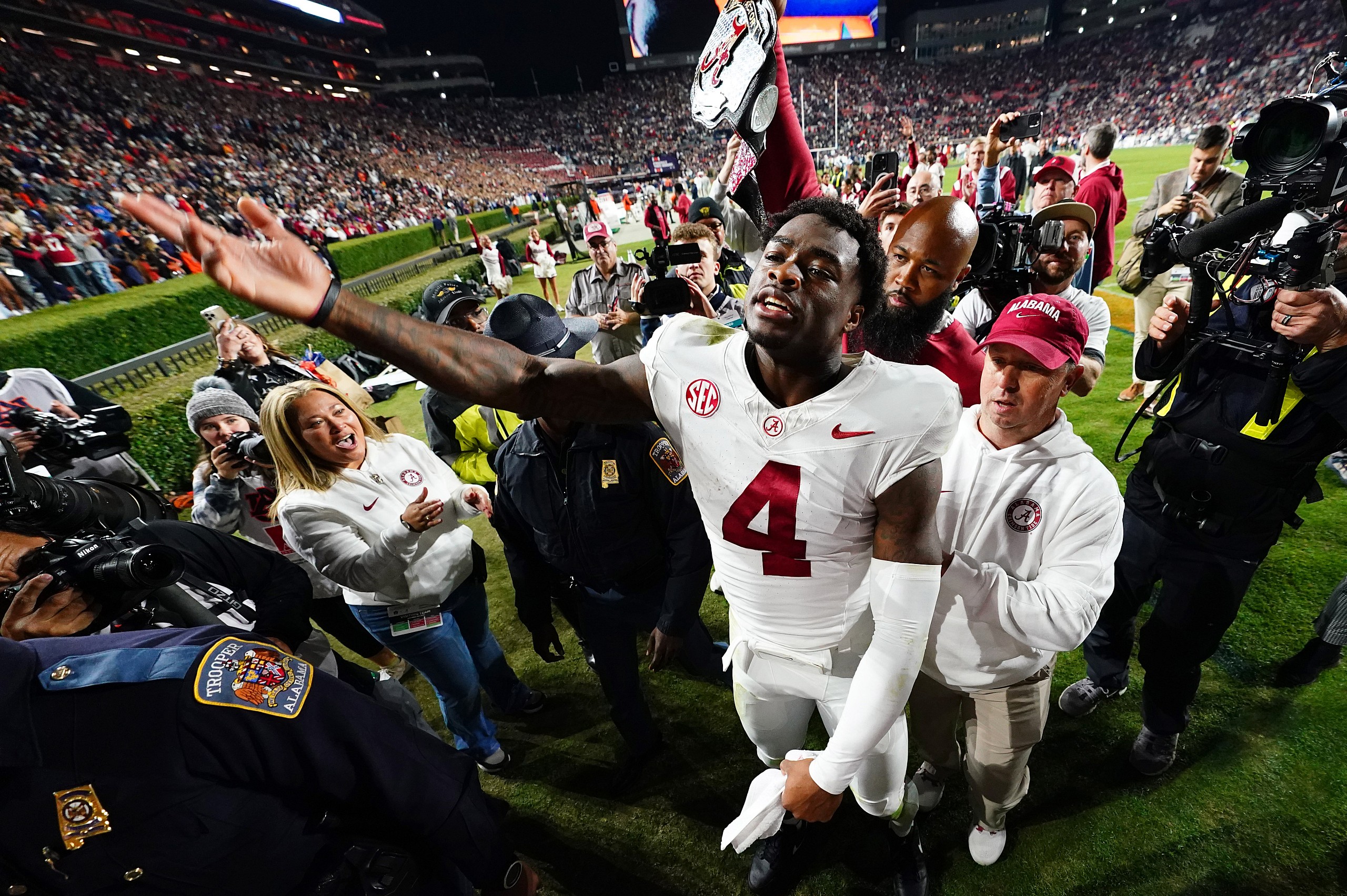 NCAA Football: Alabama at Auburn