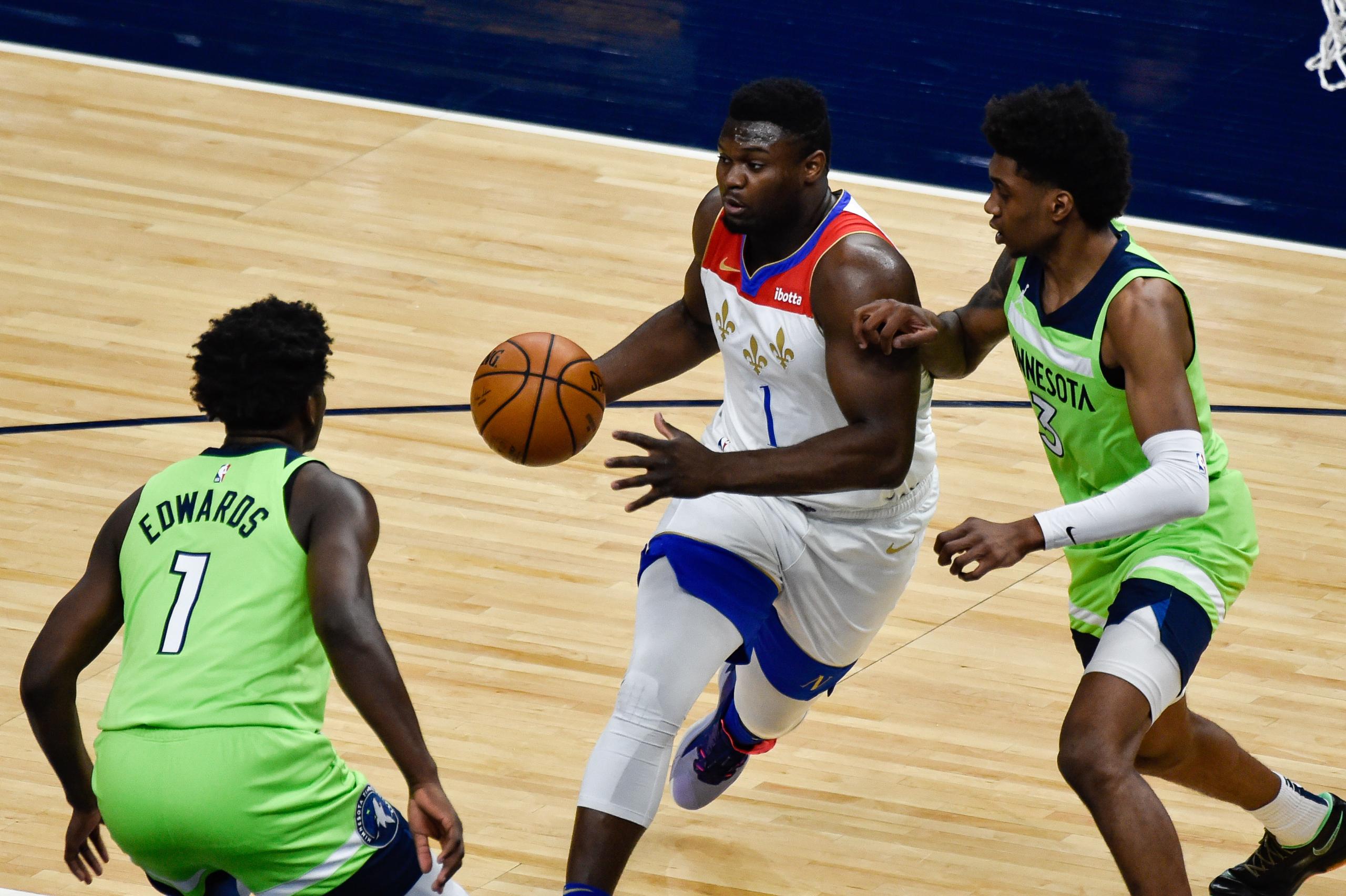 NBA: New Orleans Pelicans at Minnesota Timberwolves