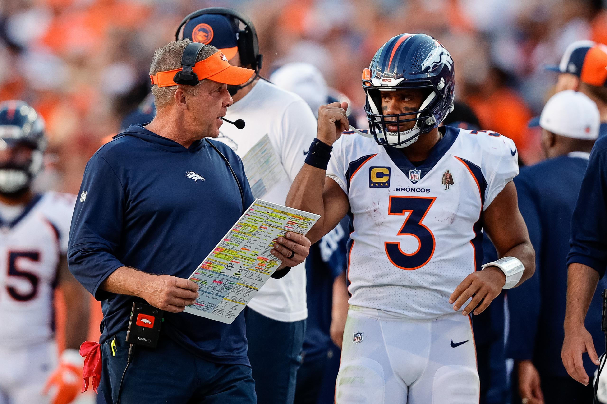 denver broncos bench russell wilson