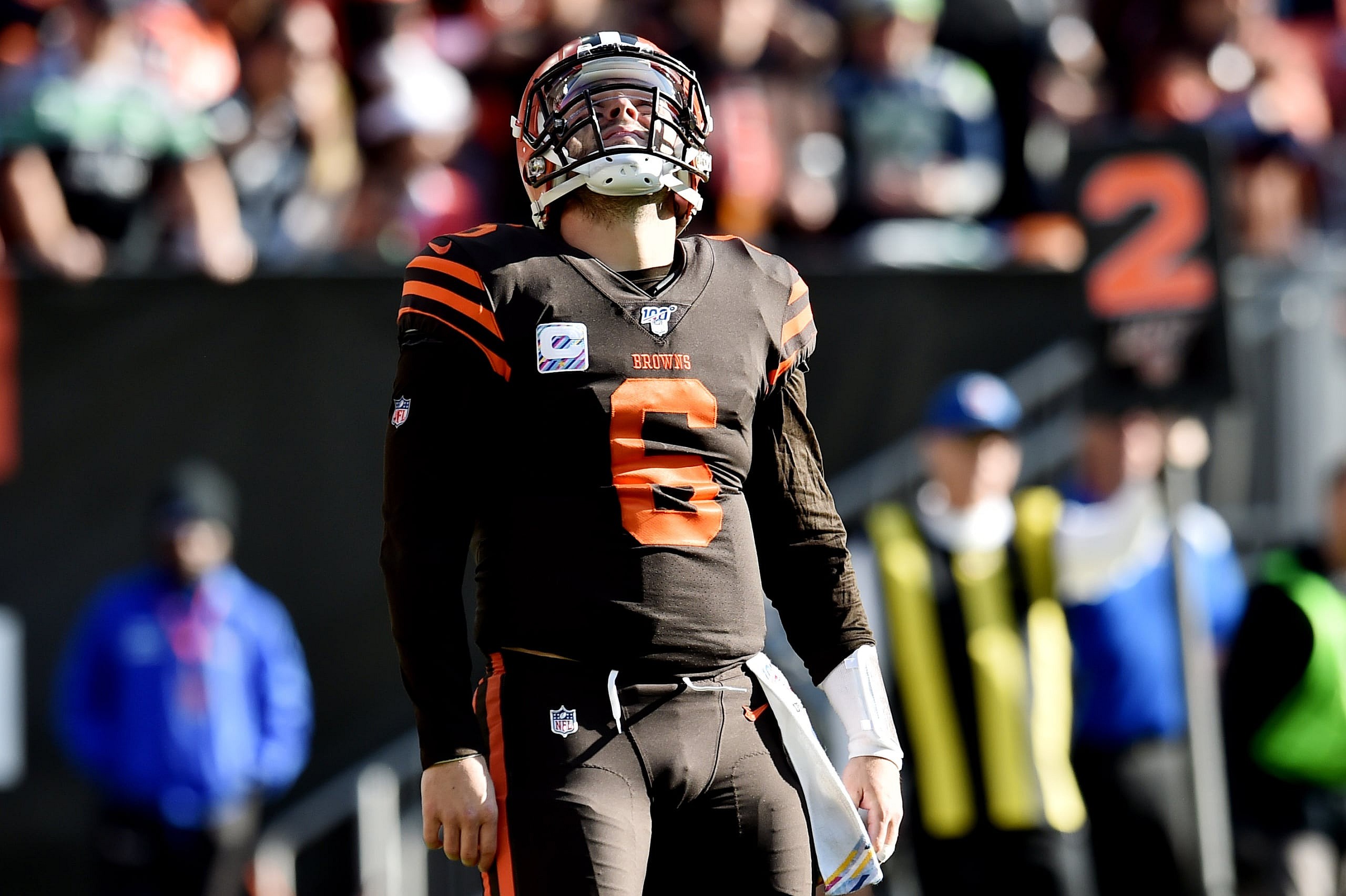 seattle seahawks, baker mayfield