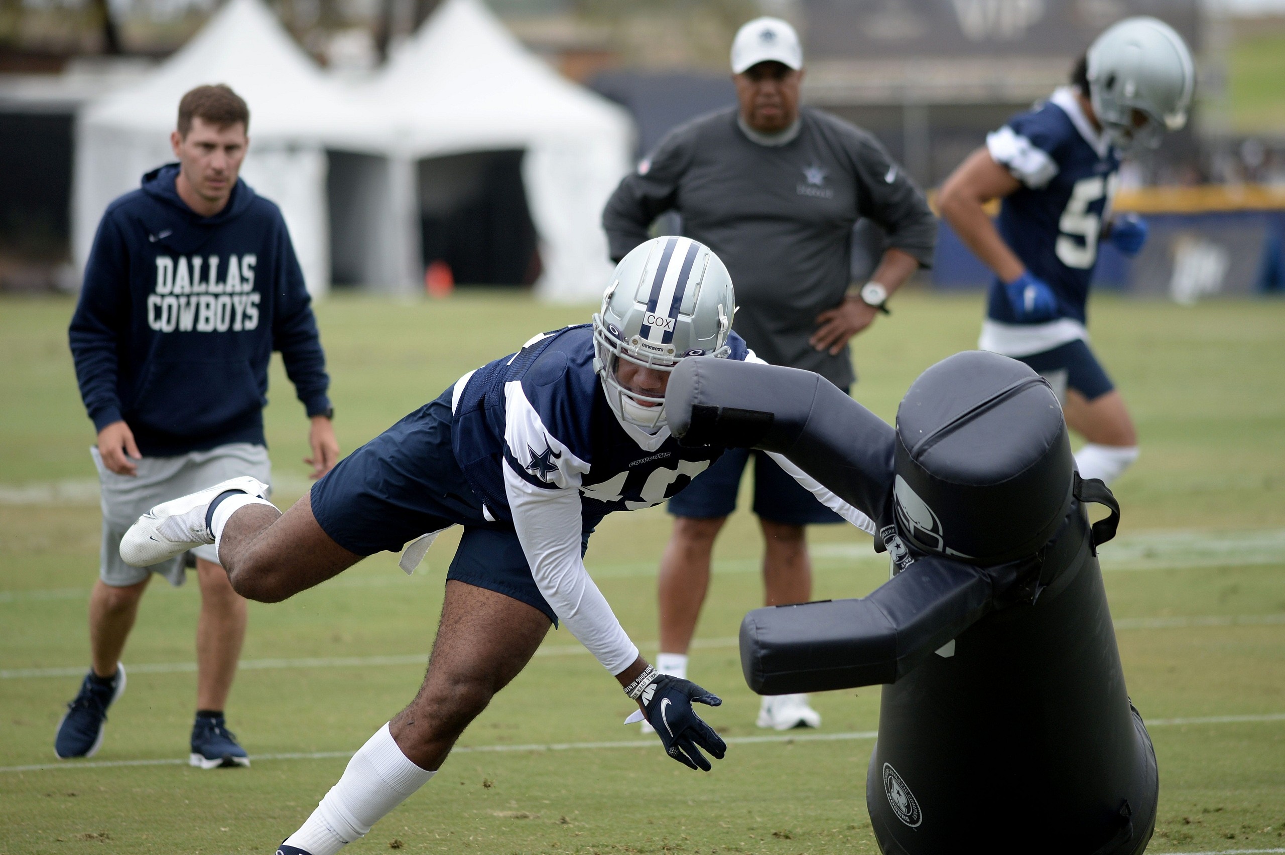 dallas cowboys training camp: jabril cox