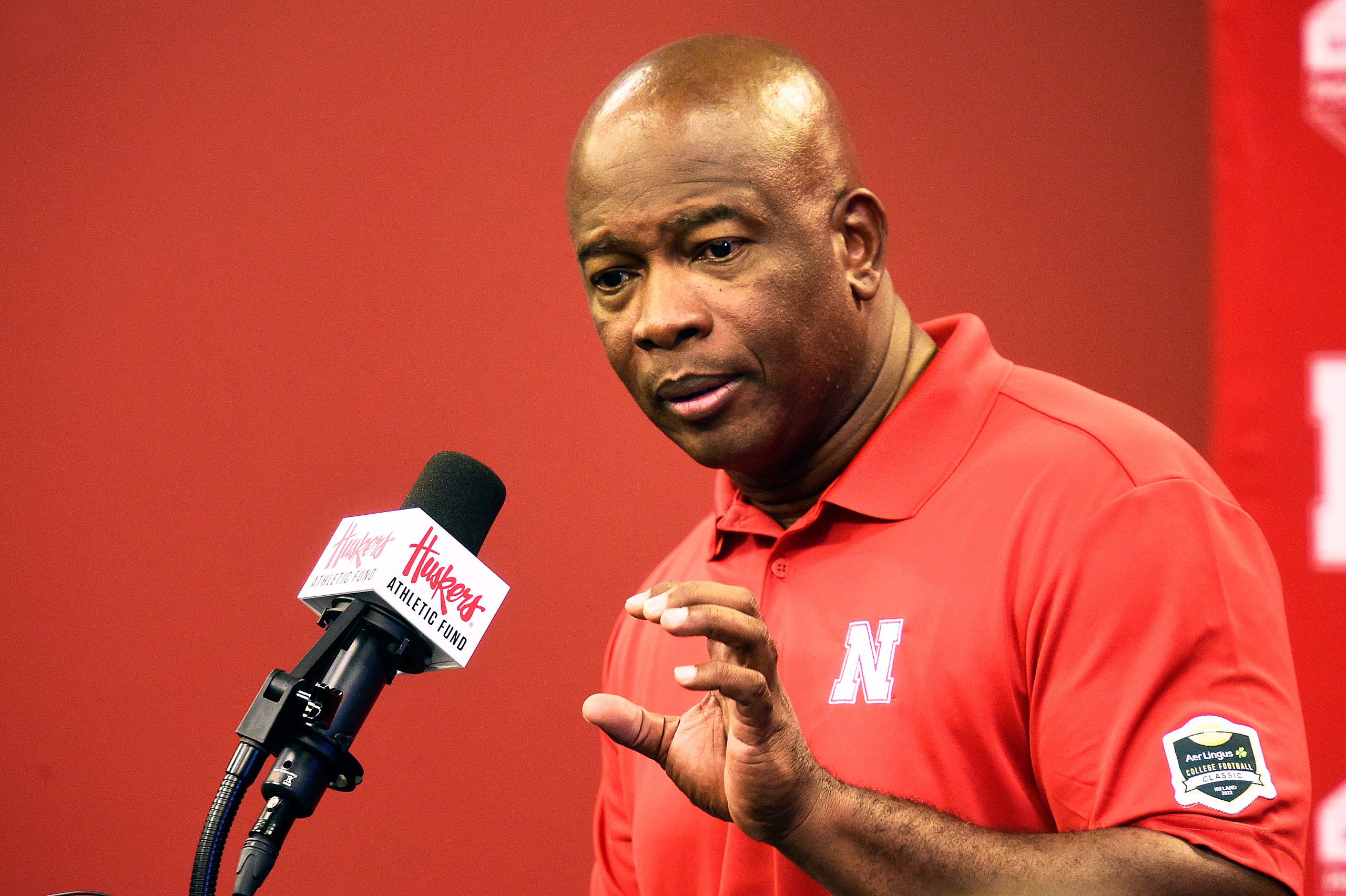 NCAA Football: Nebraska Head Coach Mickey Joseph Press Conference