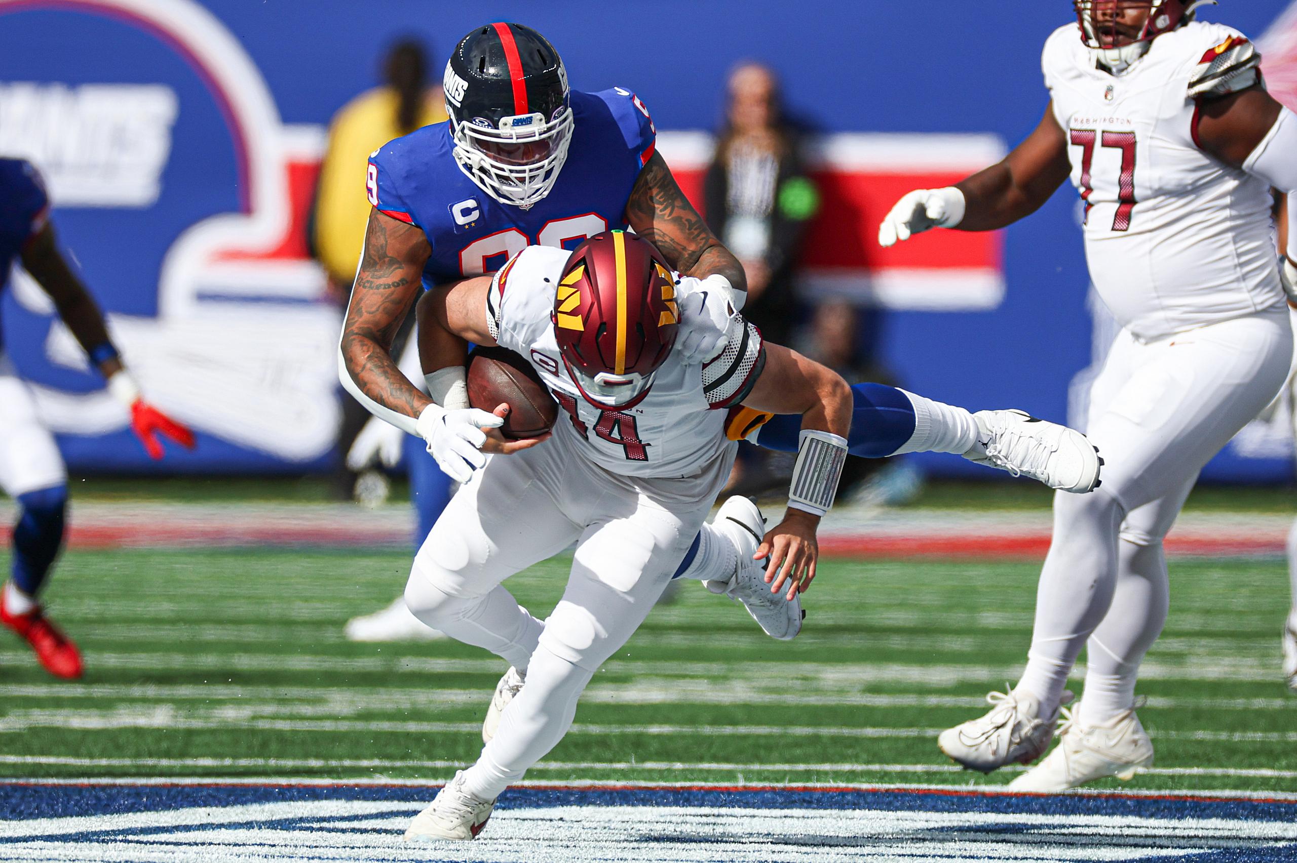 NFL: Washington Commanders at New York Giants