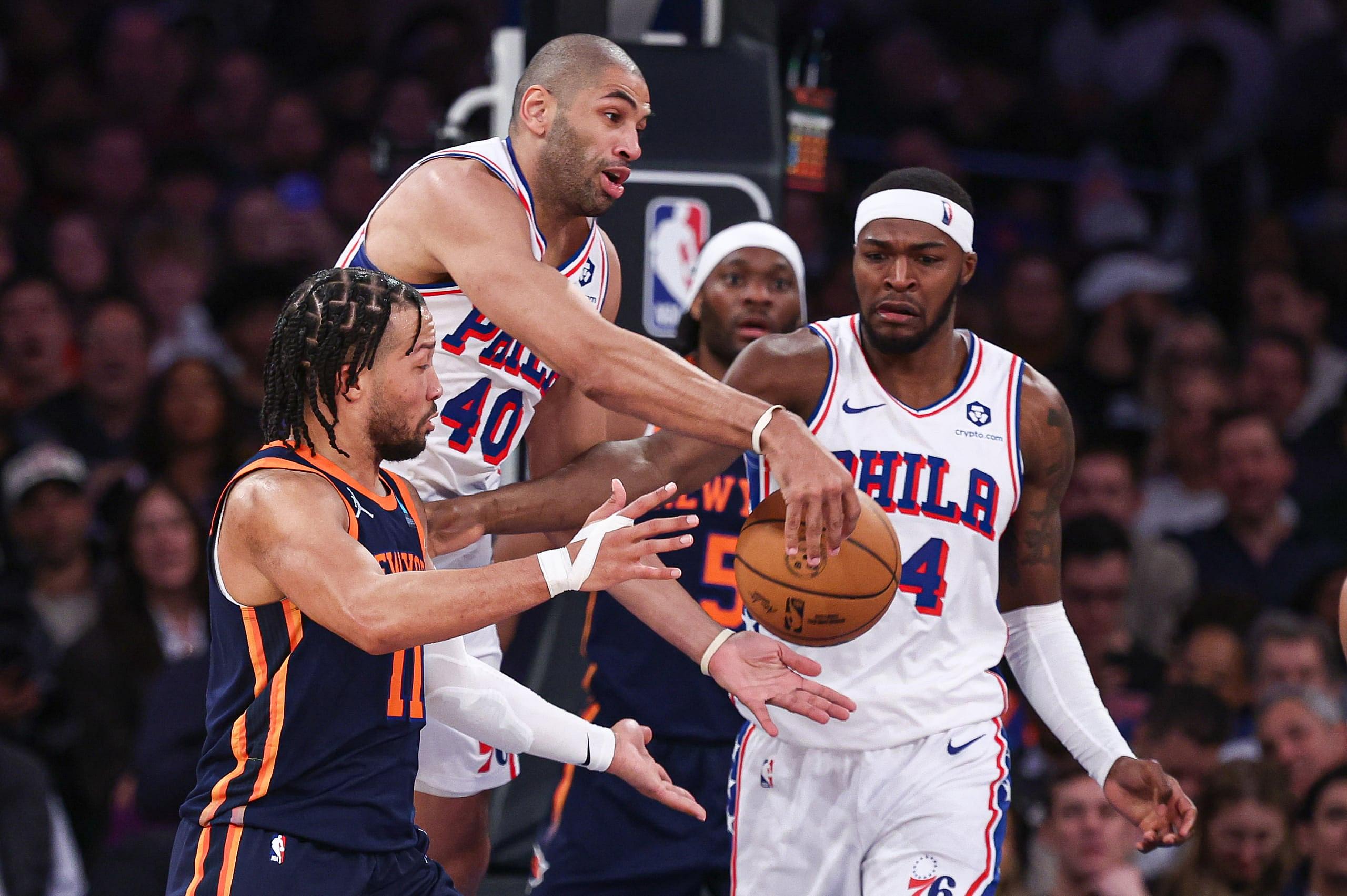 knicks, 76ers