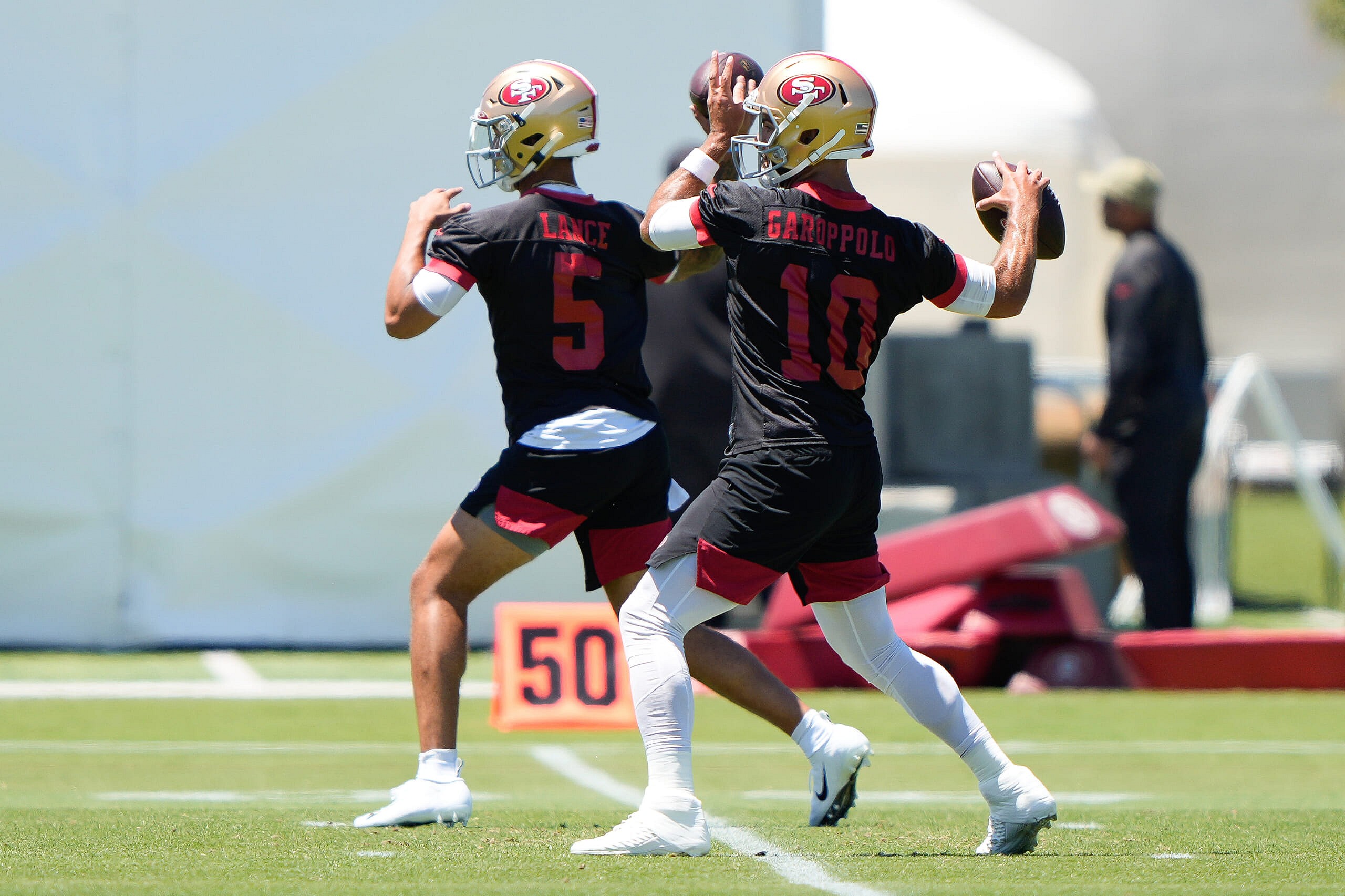 nfl week 1 starter: trey lance, jimmy garoppolo