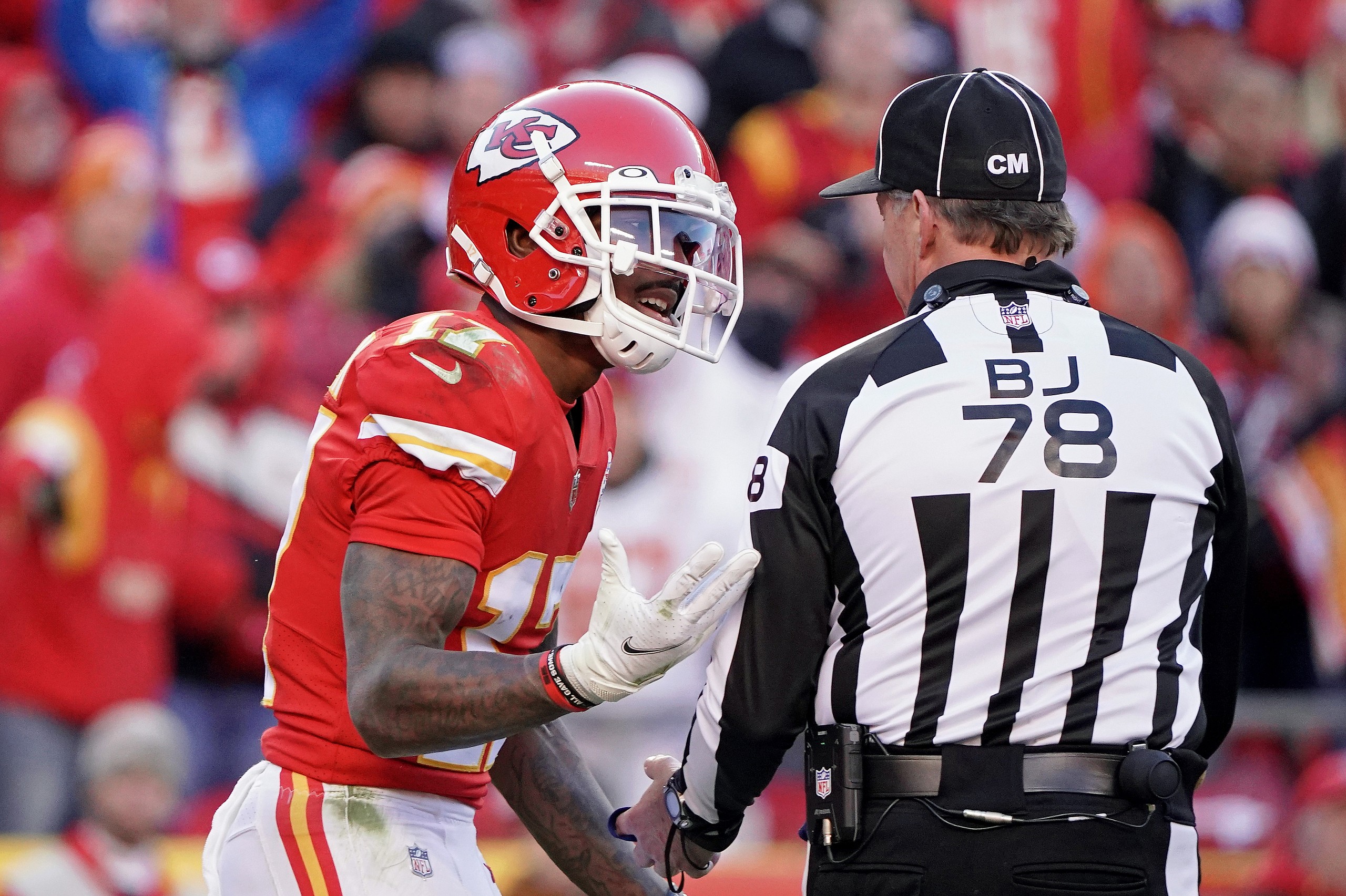 nfl training camps: mecole hardman, kansas city chiefs