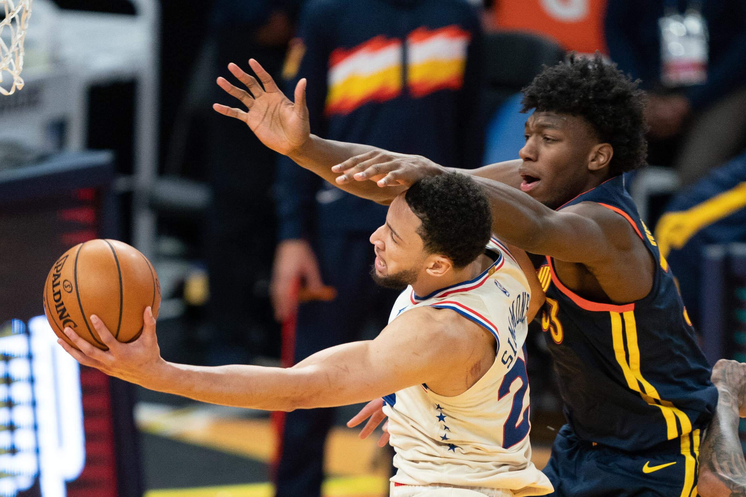 ben simmons trade scenarios to the golden state warriors