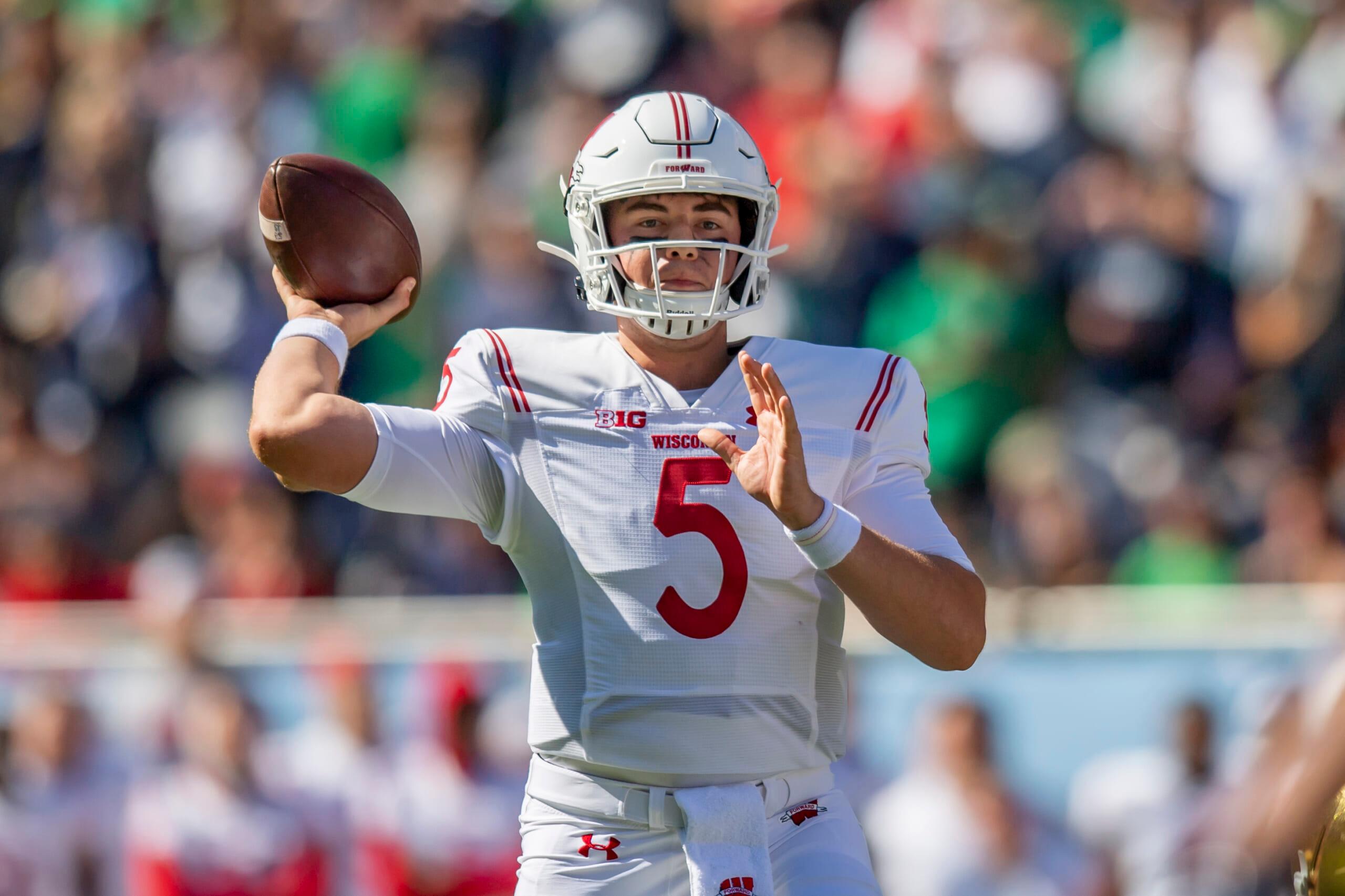 NCAA Football: Notre Dame at Wisconsin