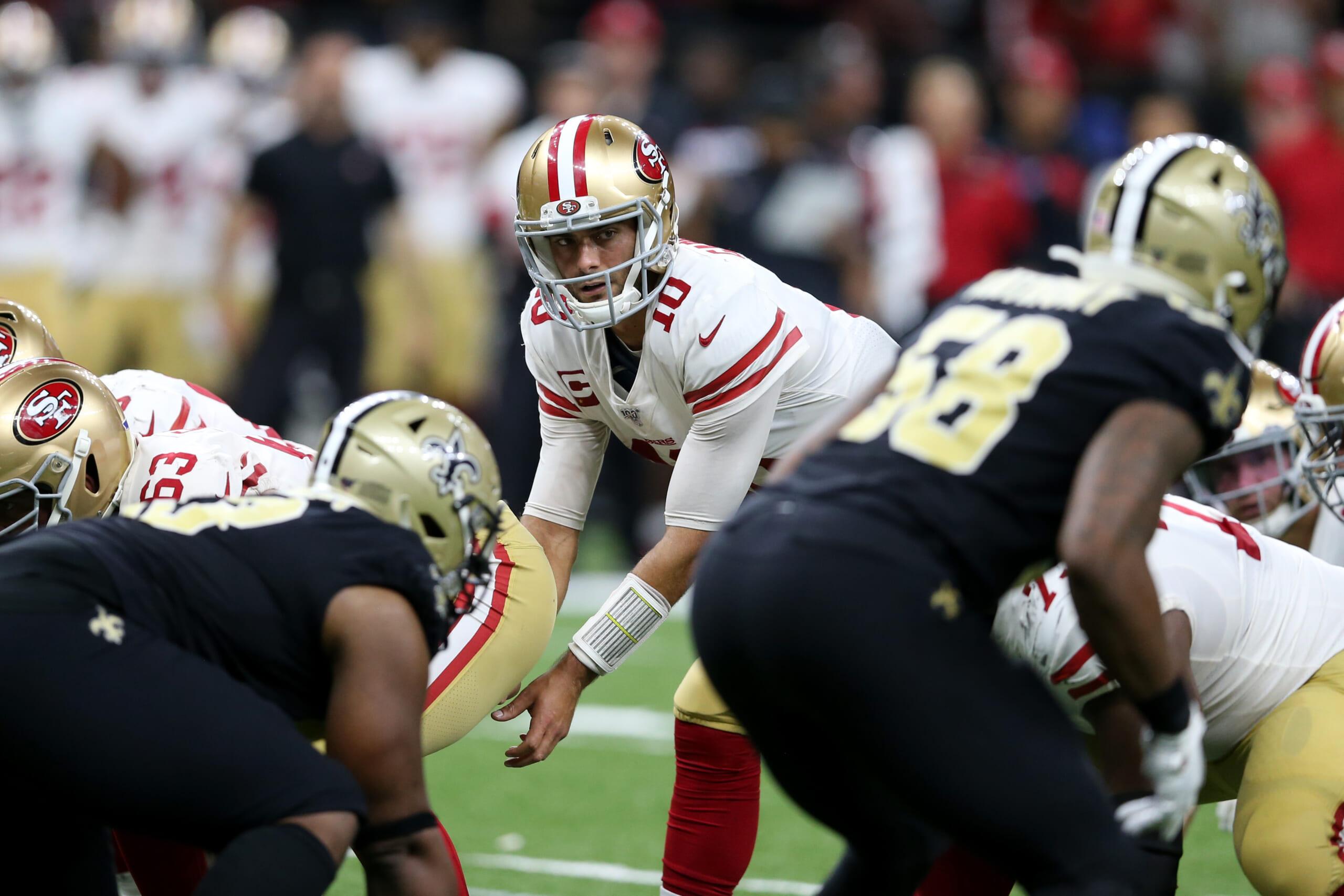 new orleans saints trade for jimmy garoppolo