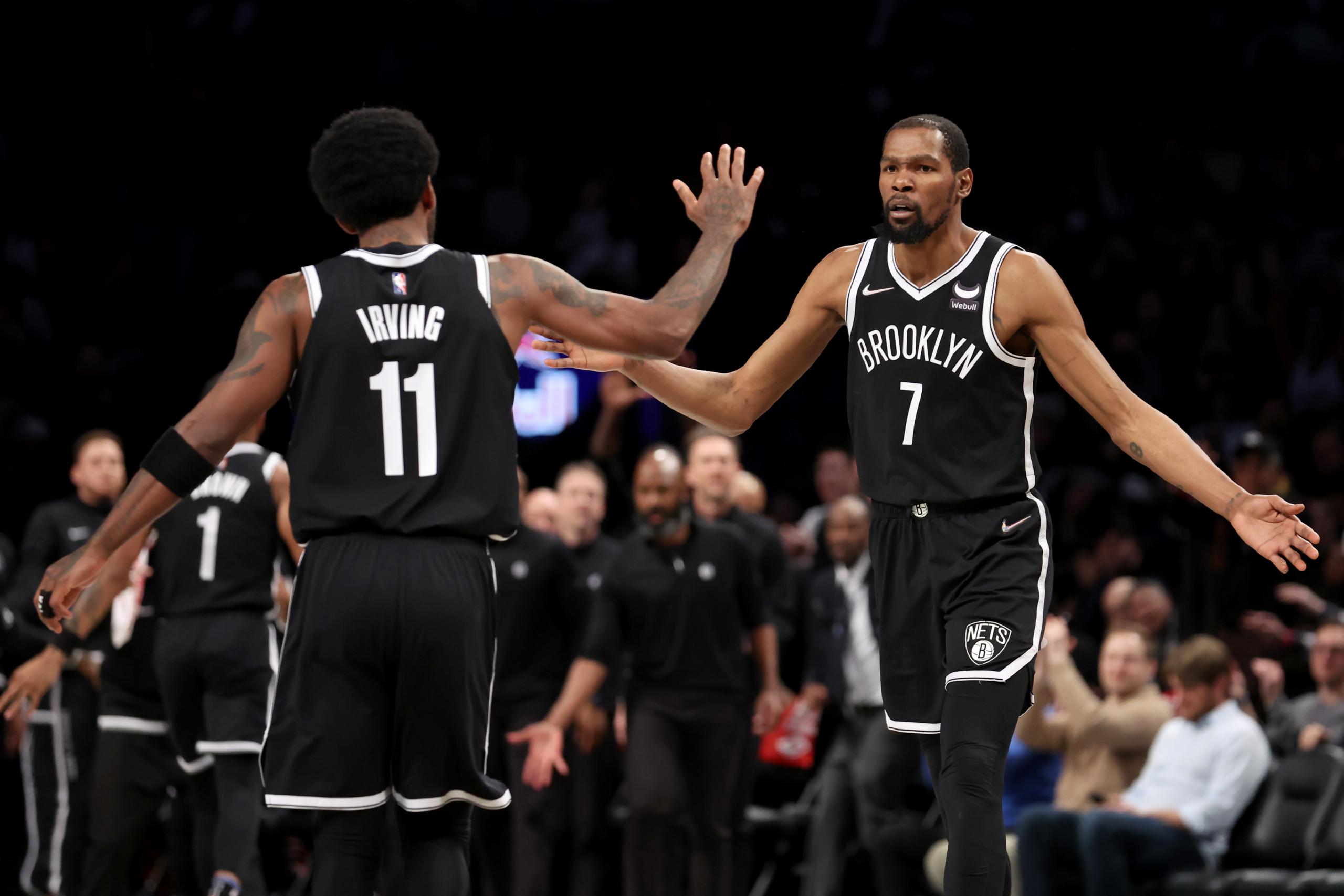 brooklyn nets' kyrie irving, kevin durant
