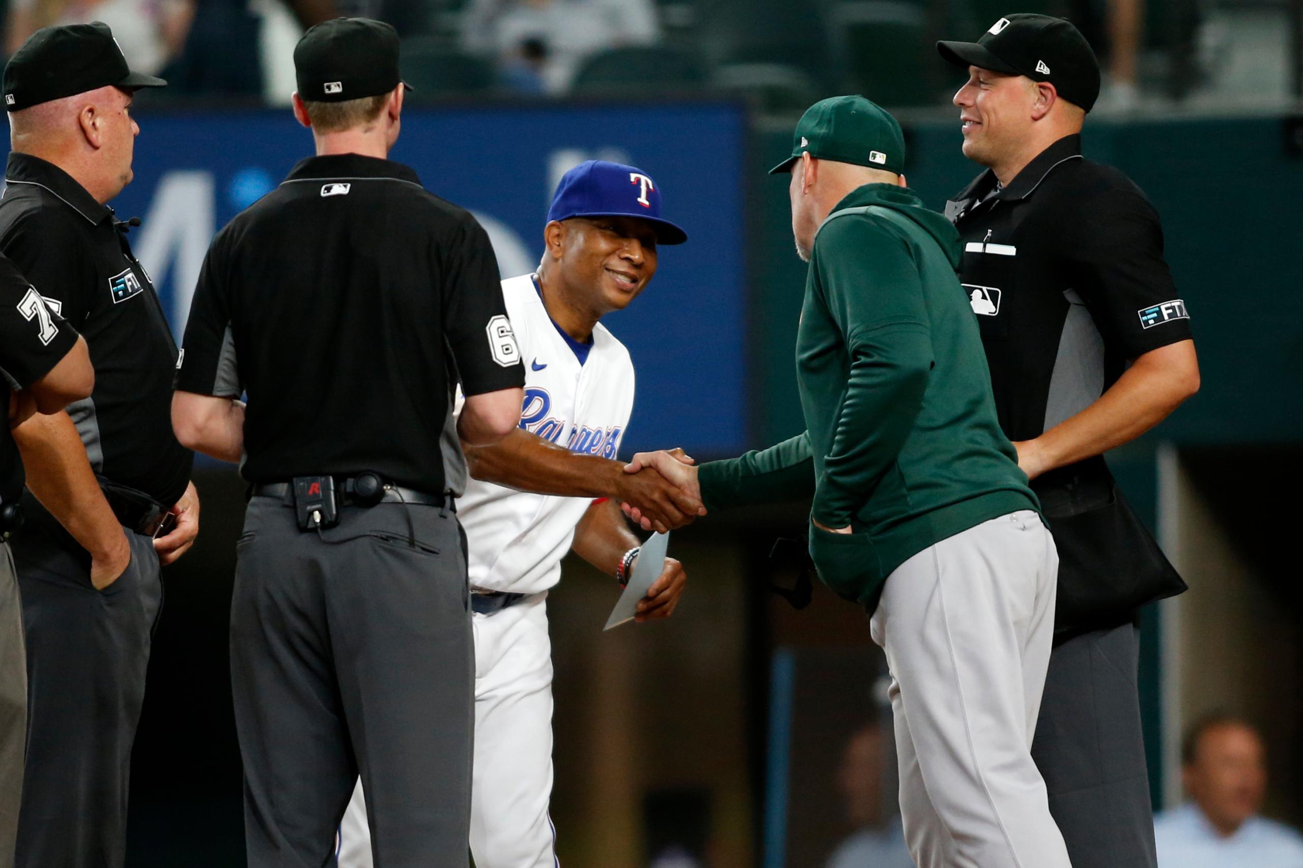 MLB: Oakland Athletics at Texas Rangers