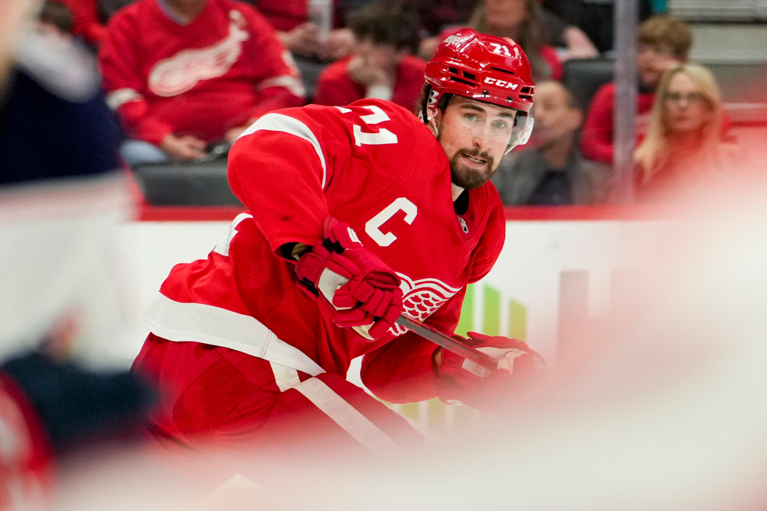 NHL: Columbus Blue Jackets at Detroit Red Wings