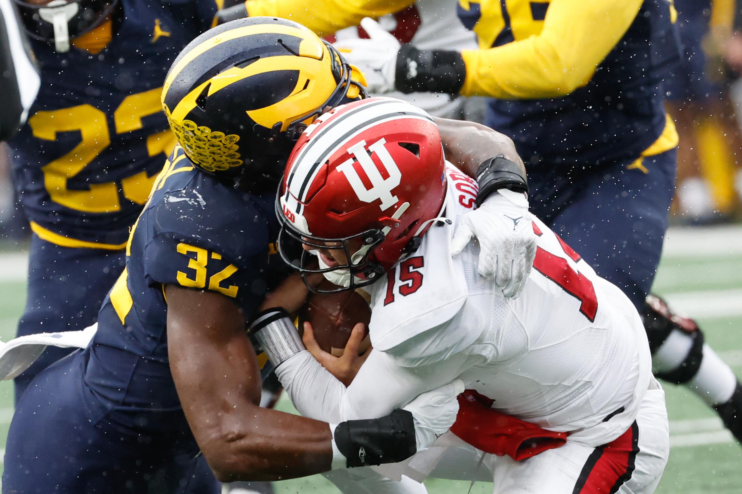 NCAA Football: Indiana at Michigan