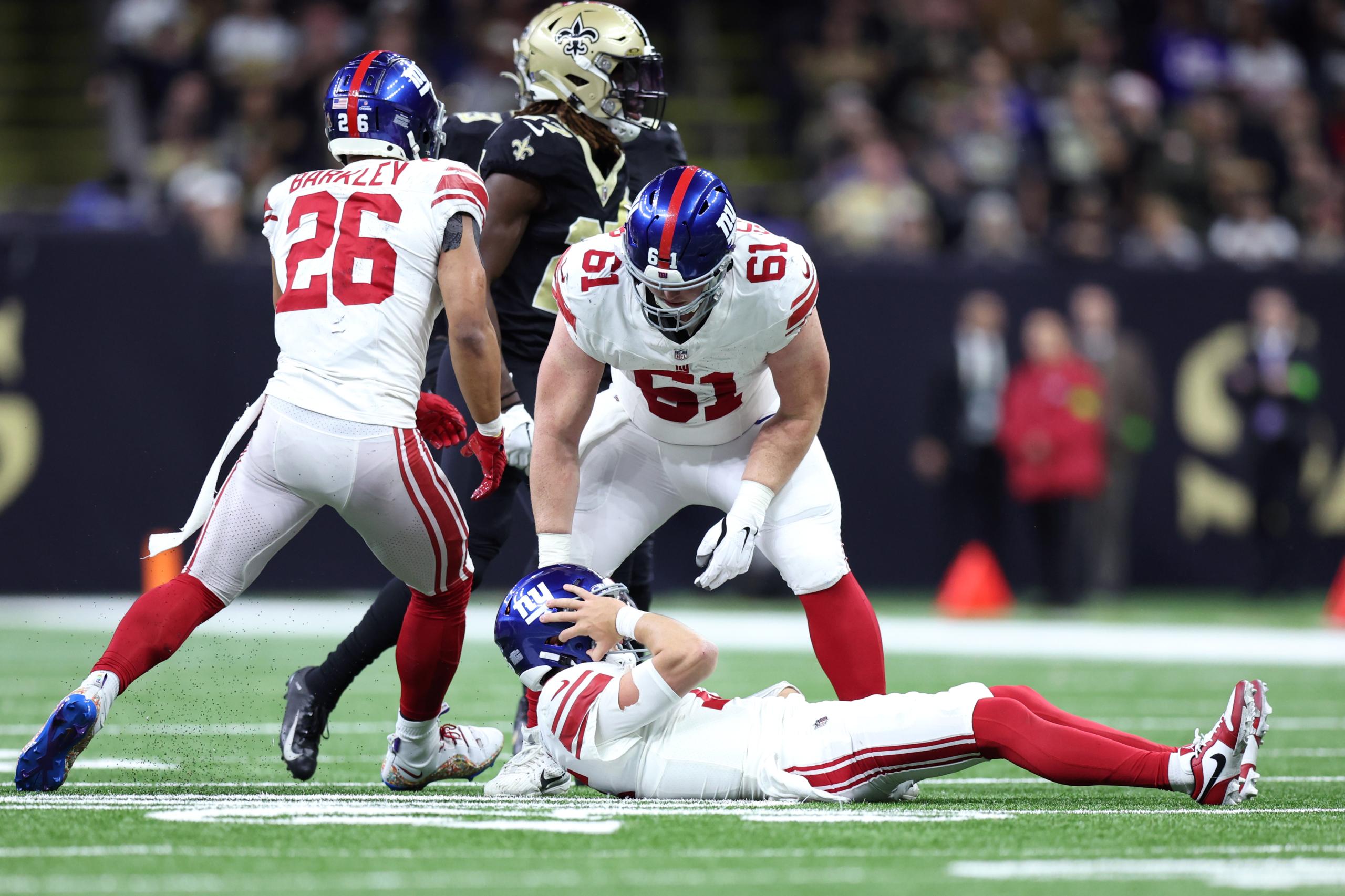 NFL: New York Giants at New Orleans Saints