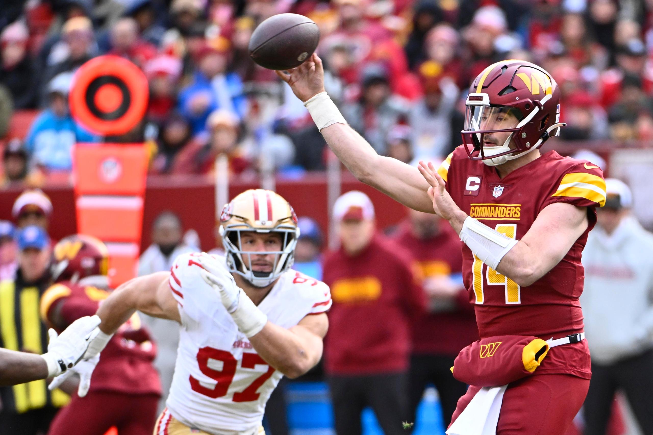 NFL: San Francisco 49ers at Washington Commanders