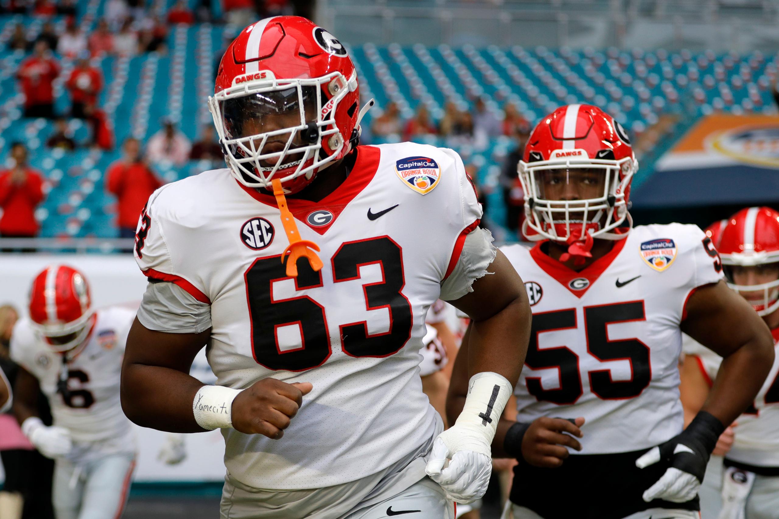 NFL Combine Sedrick Van Pran Dallas Cowboys