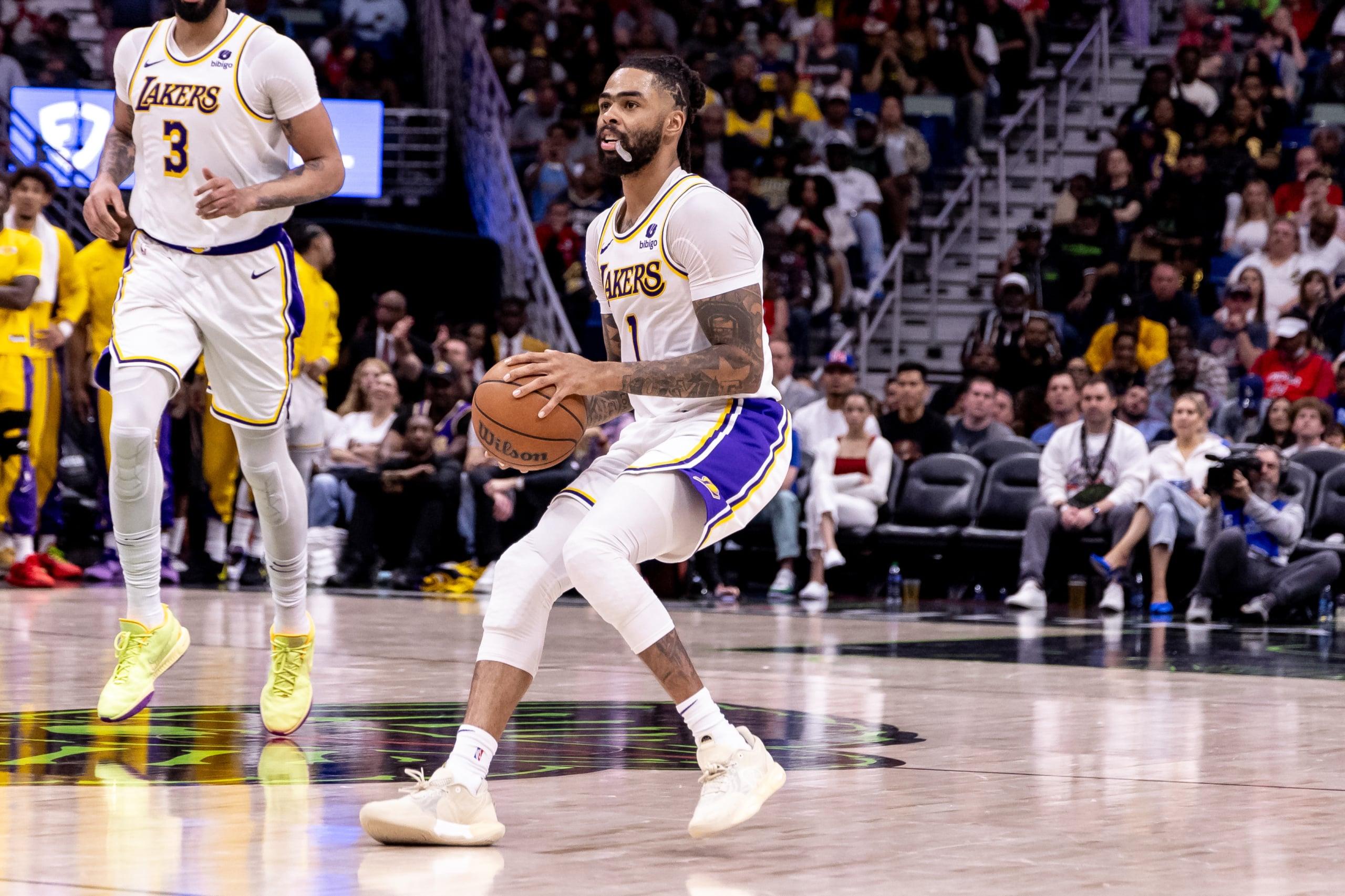 Los Angeles Lakers' D'Angelo Russell